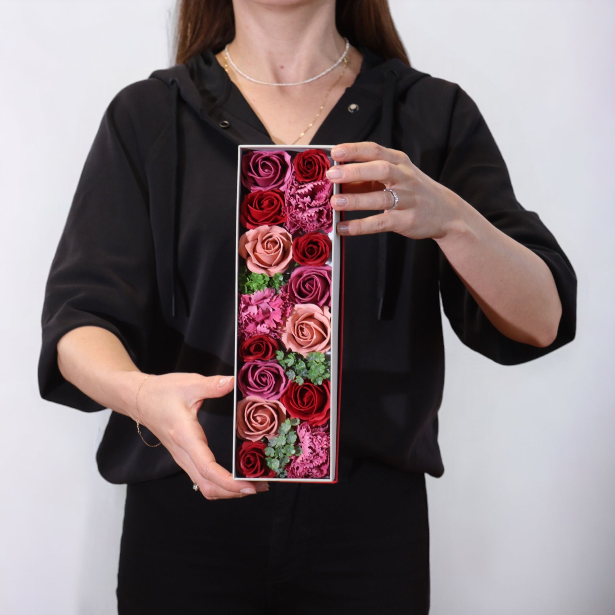 Caixa Longa - Rosas Vintage