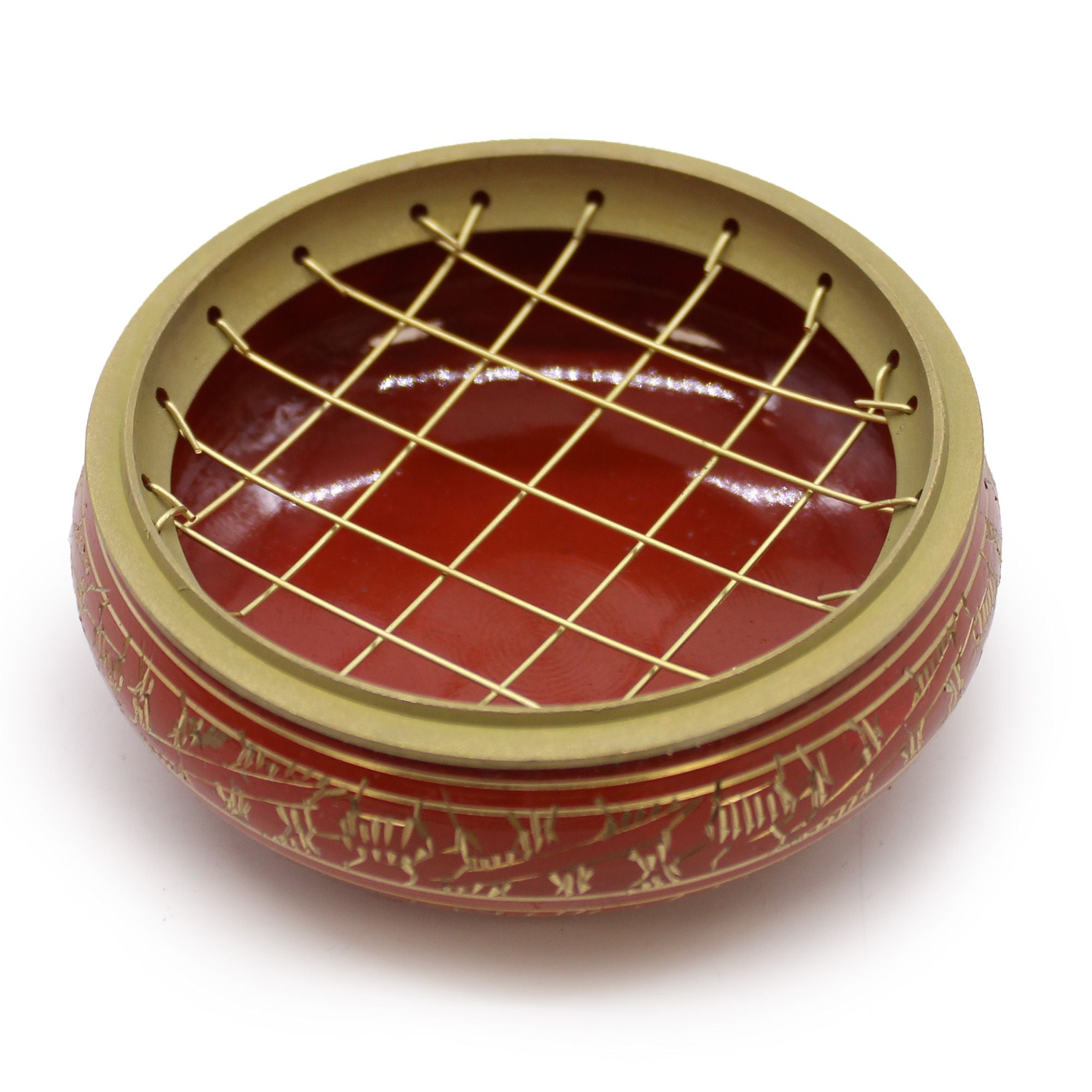 Taça de Incenso para Carvão Chakra Sacral