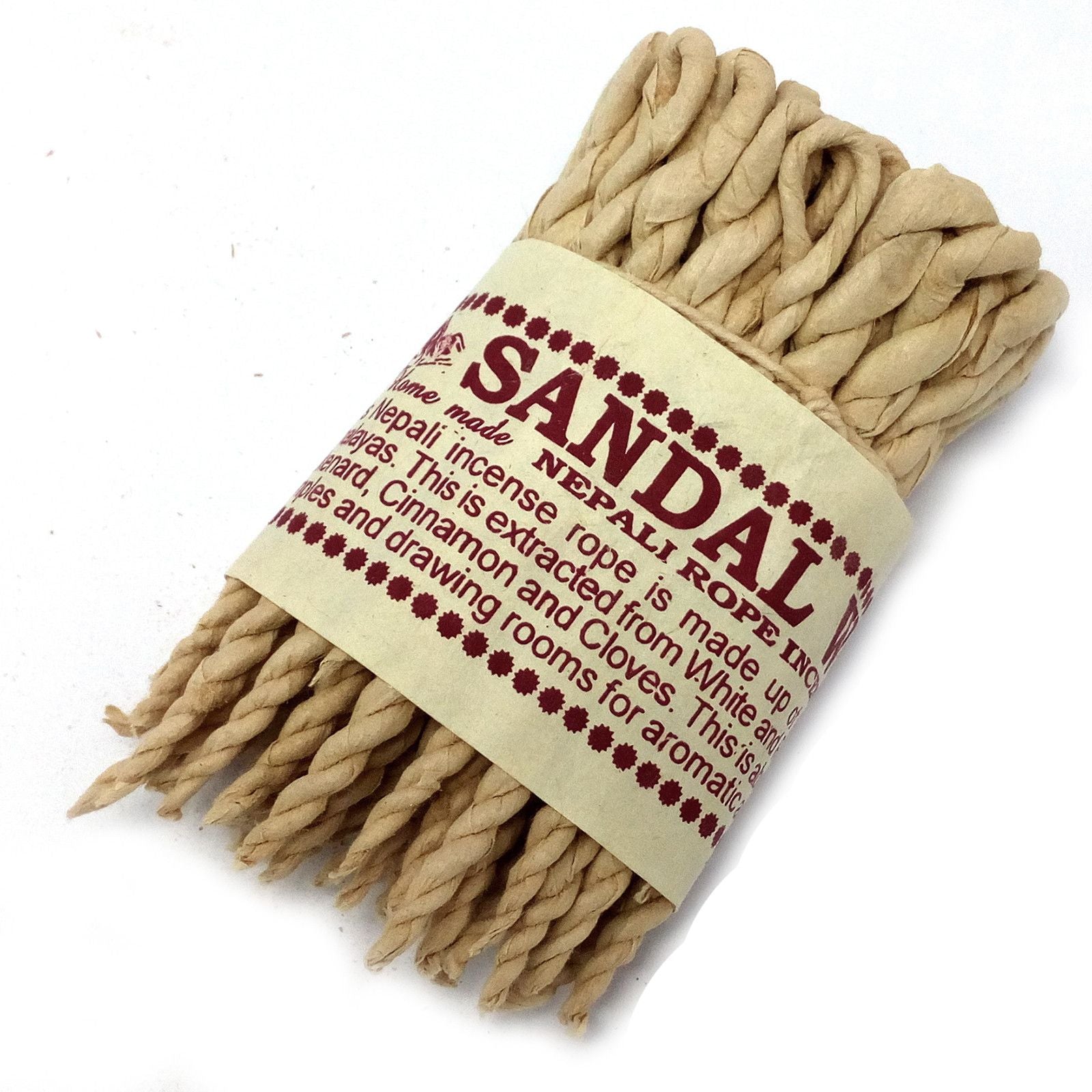 Incenso de Corda Pure Herbs Sândalo e Especiarias