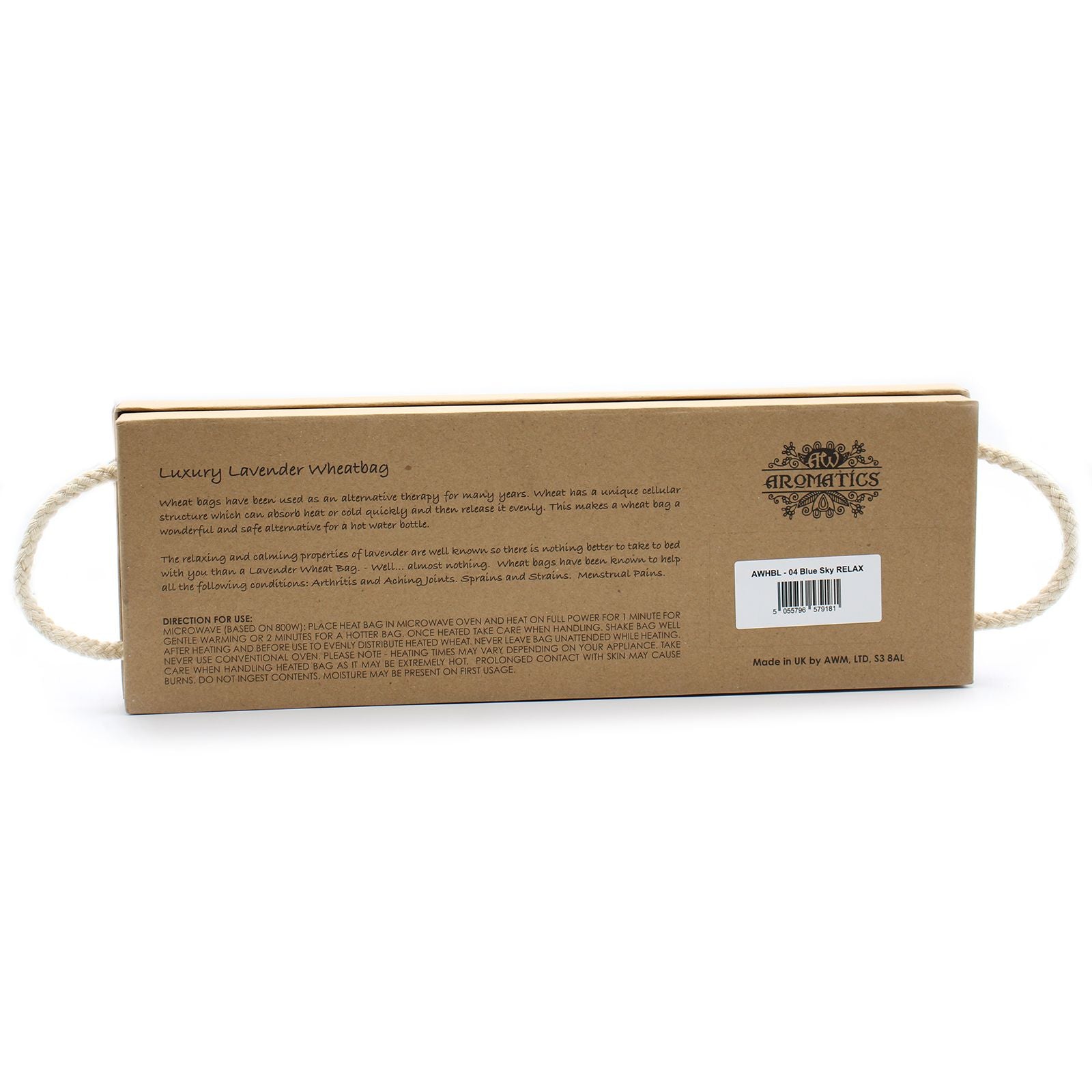 Bolsa de Trigo de Lavanda Premium em Caixa de Presente – Relax Celeste