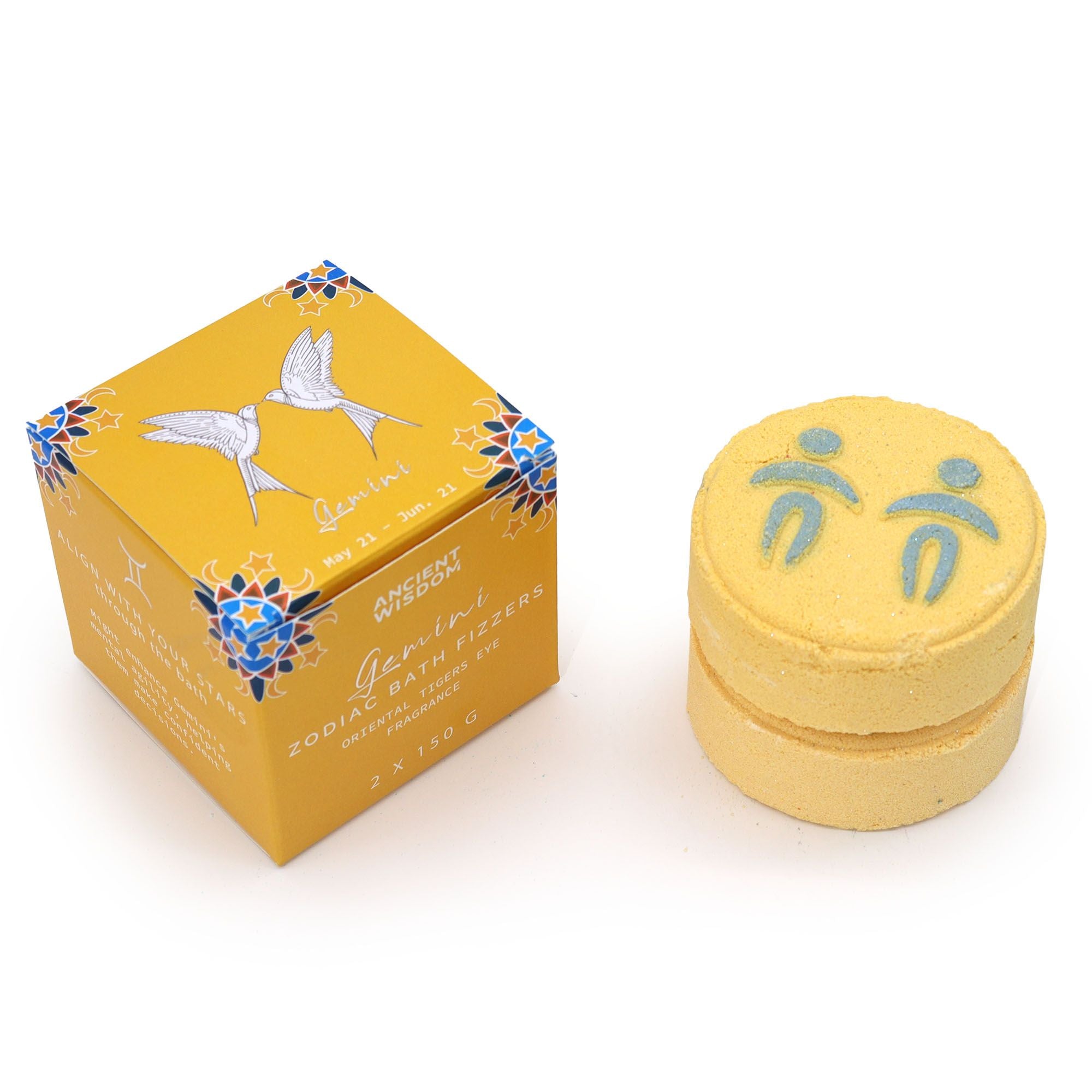 Kit de Bombas de Banho do Horóscopo - Gémeos