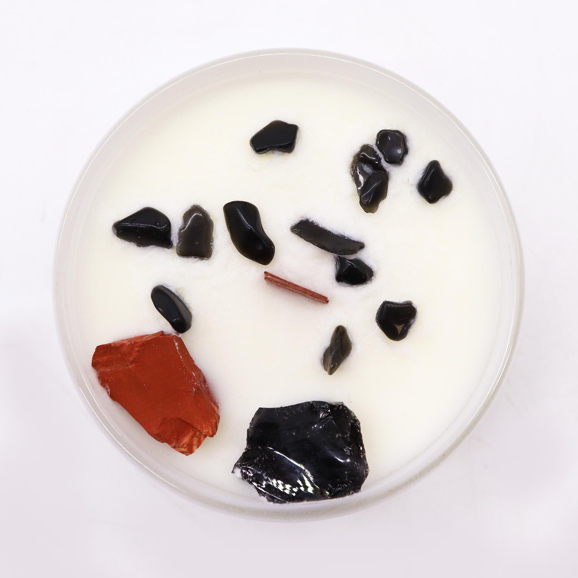 Vela de Cristal Chakra Raiz