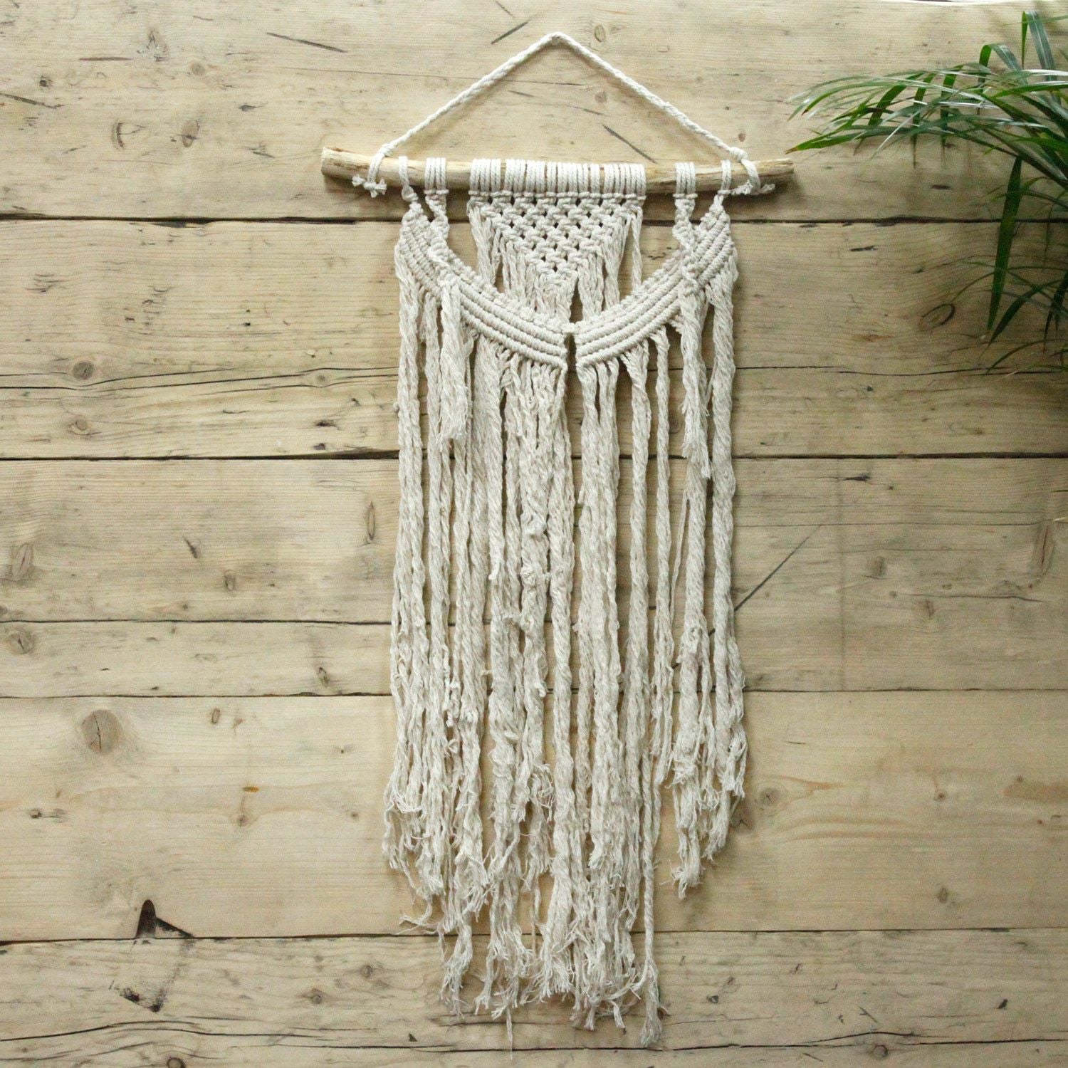 Tapeçaria de Macramé Força da Natureza