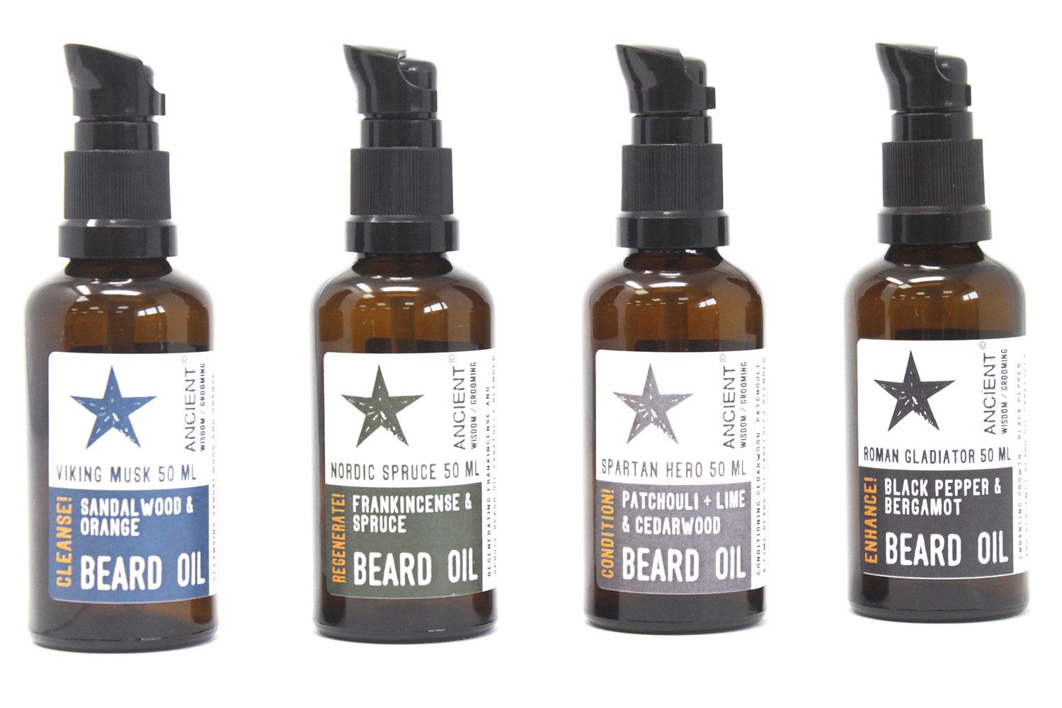 Óleo para Barba 50 ml - Almíscar Viking - Limpa