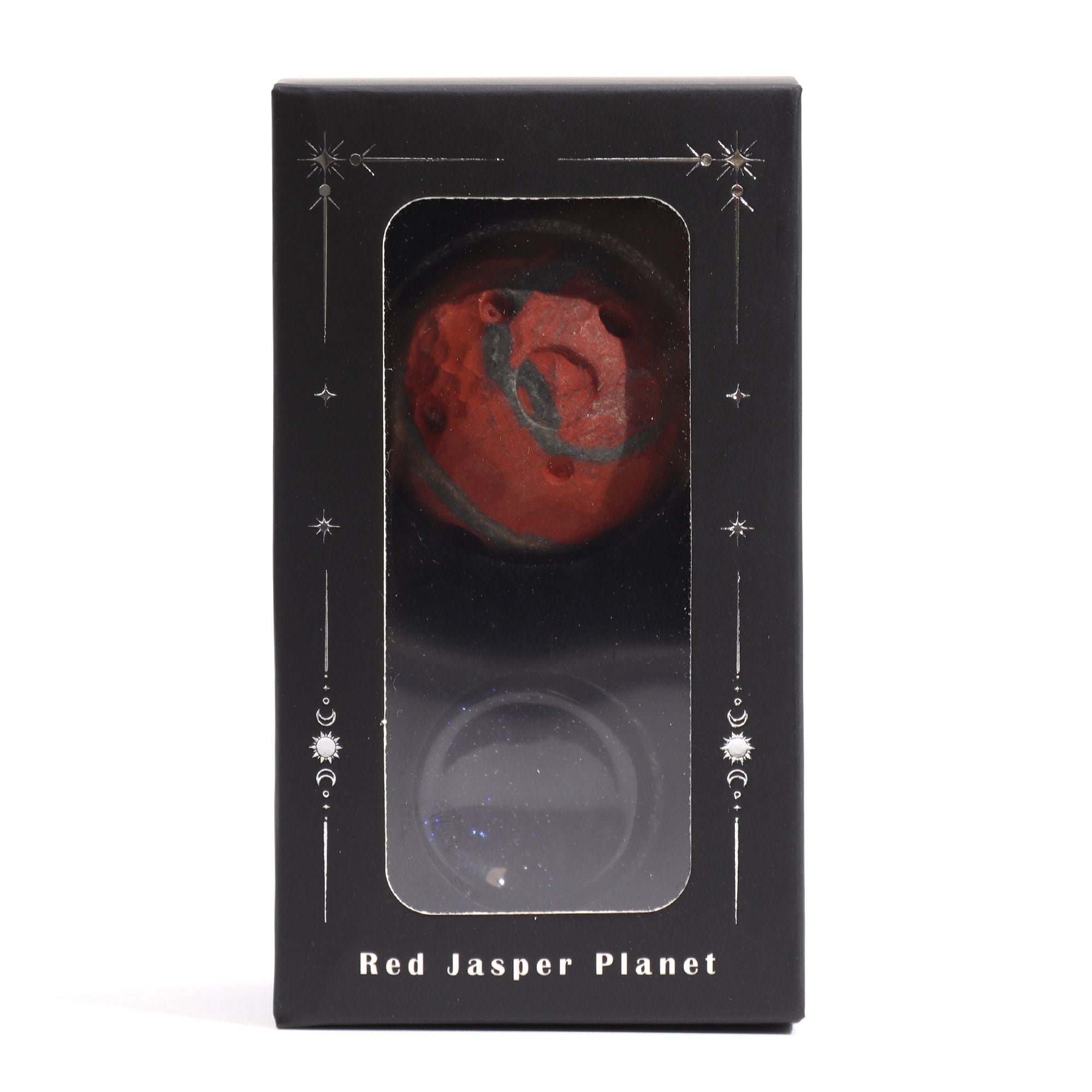 Red Jasper Planet with Solar Stand Mars (40mm)
