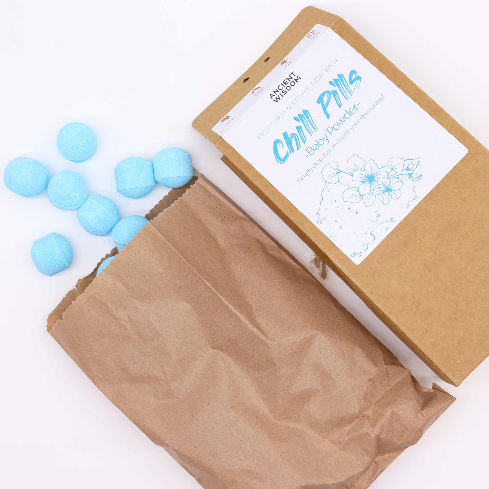 Conjunto Presente Chill Pills - Talco de Bebé - 350 g