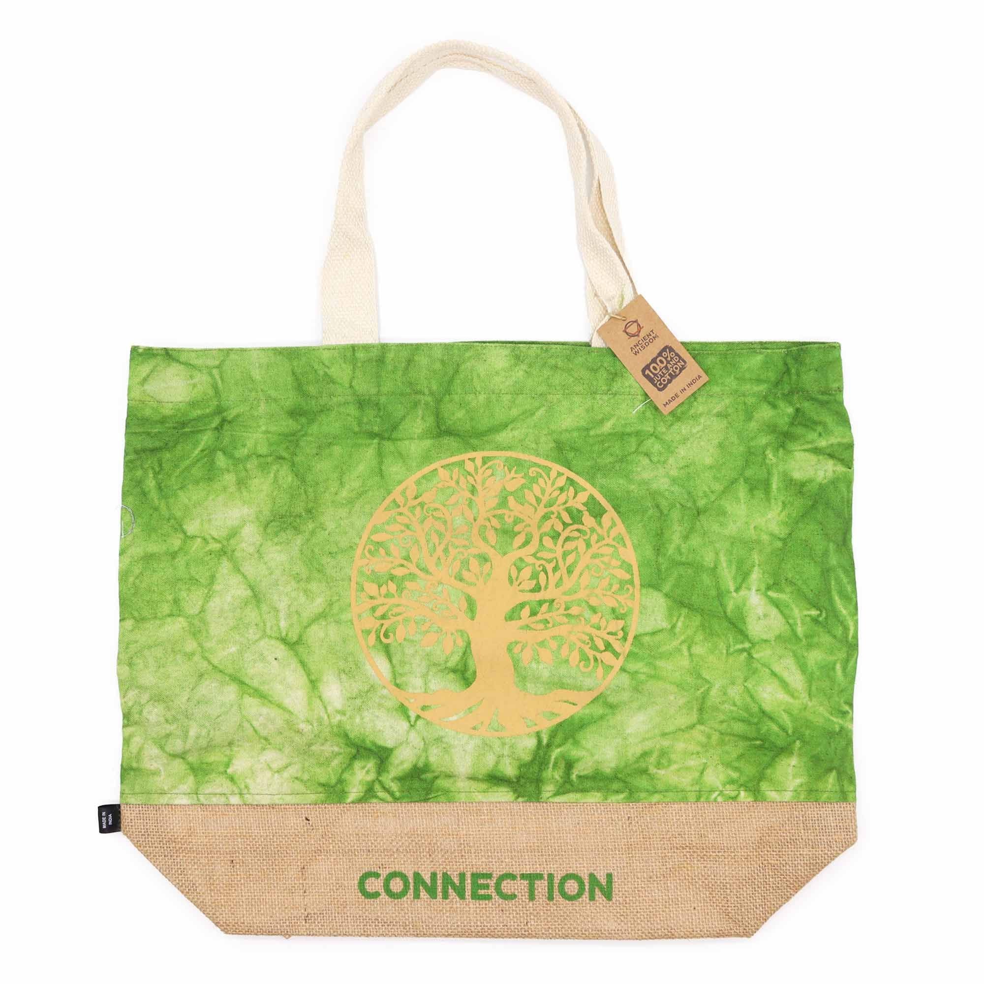 Bolsa All Natural - Verde - Árvore da Vida - Conexão