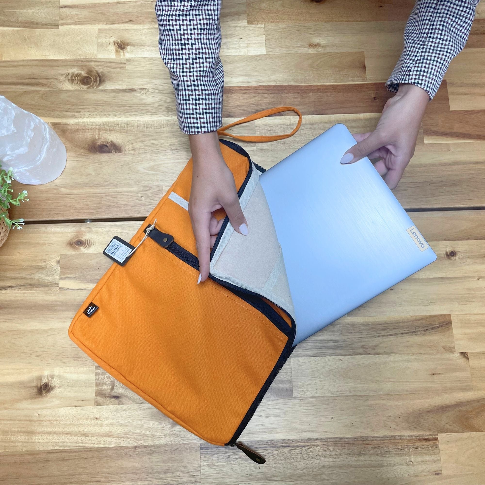 Bolsa de Lona Grande para Tablet Hop Hare - Naranja