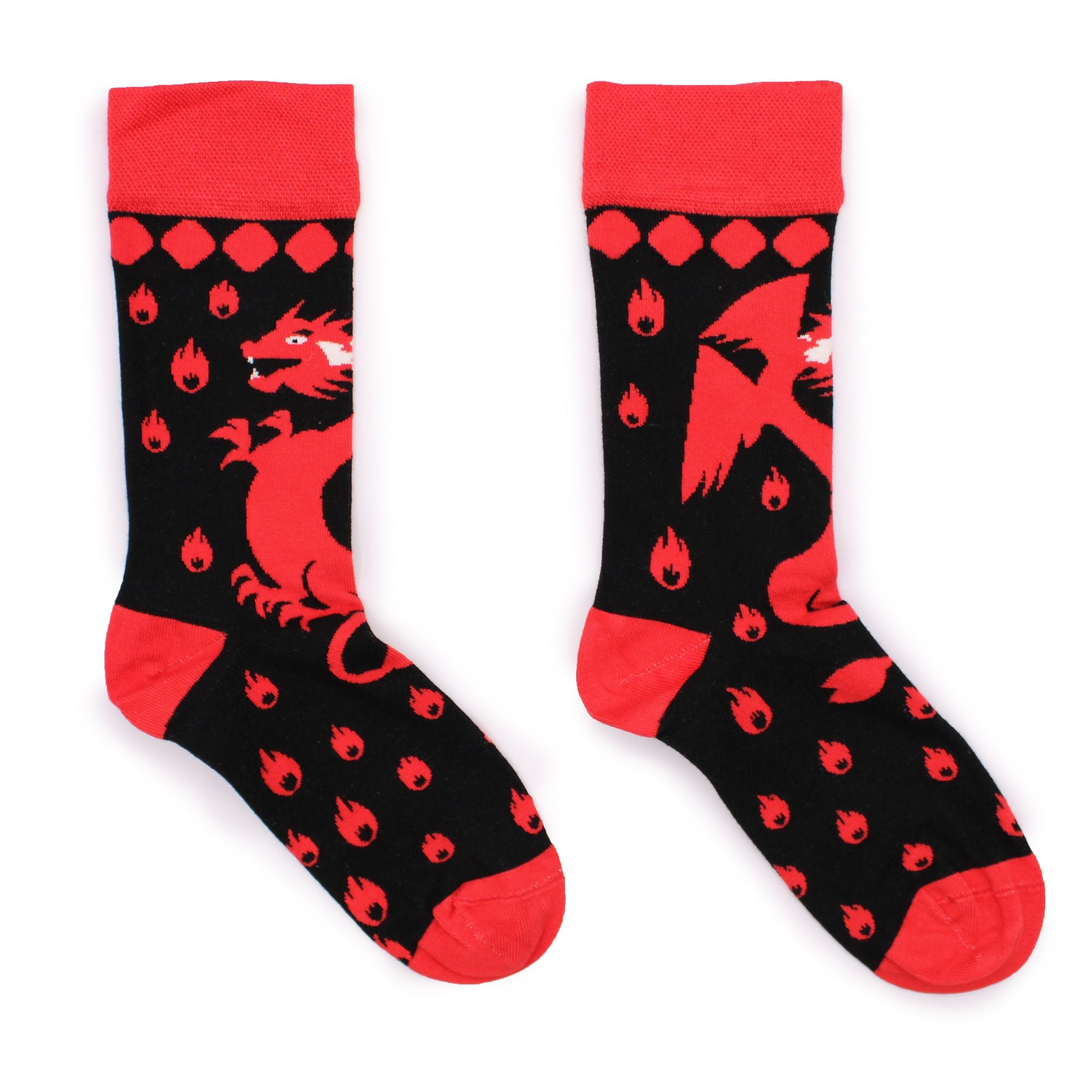 Meias de bambu Hop Hare S/M - Dragão Vermelho
