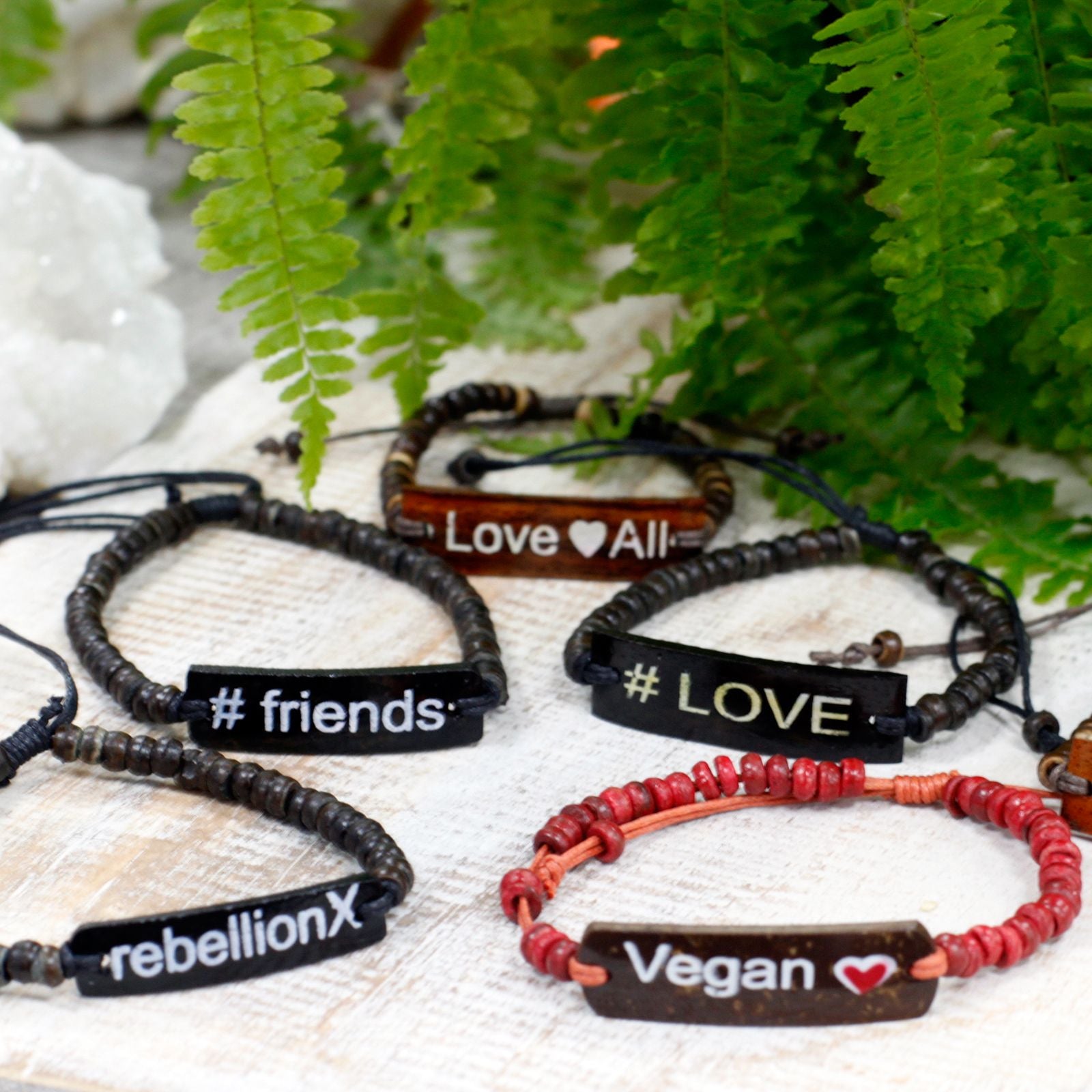 Coco Slogan Bracelets – Rebelión X