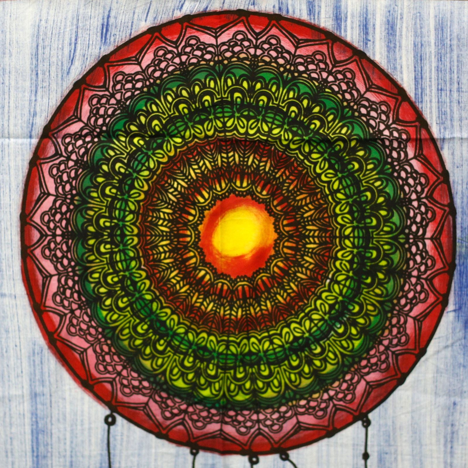 Arte de Parede em Algodão Apanhador de Sonhos