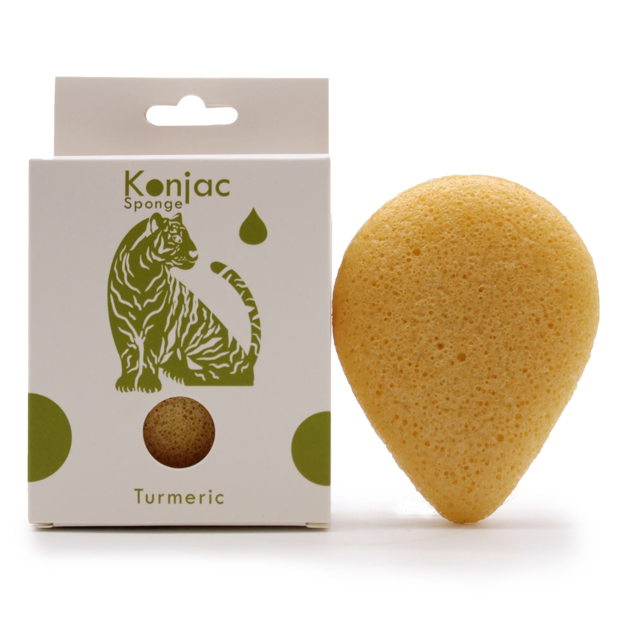Esponja Facial Konjac con Cúrcuma, Antiarrugas