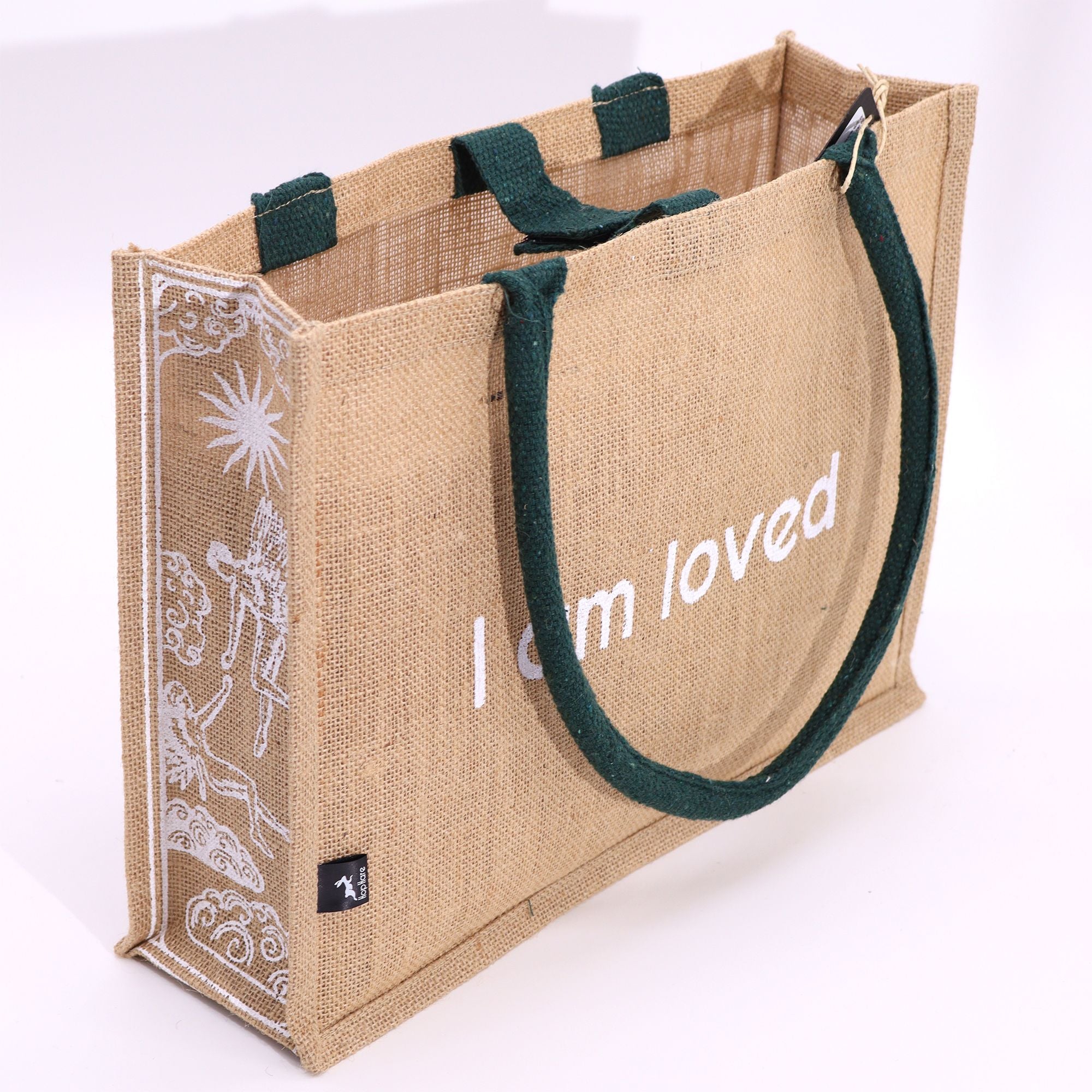 Bolsa grande de yute Hop Hare - Soy Amada