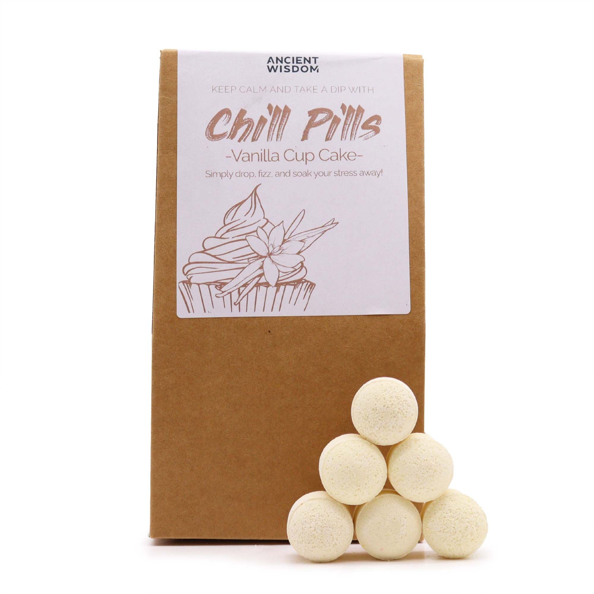 Conjunto Presente Chill Pills - Cupcake de Baunilha - 350 g