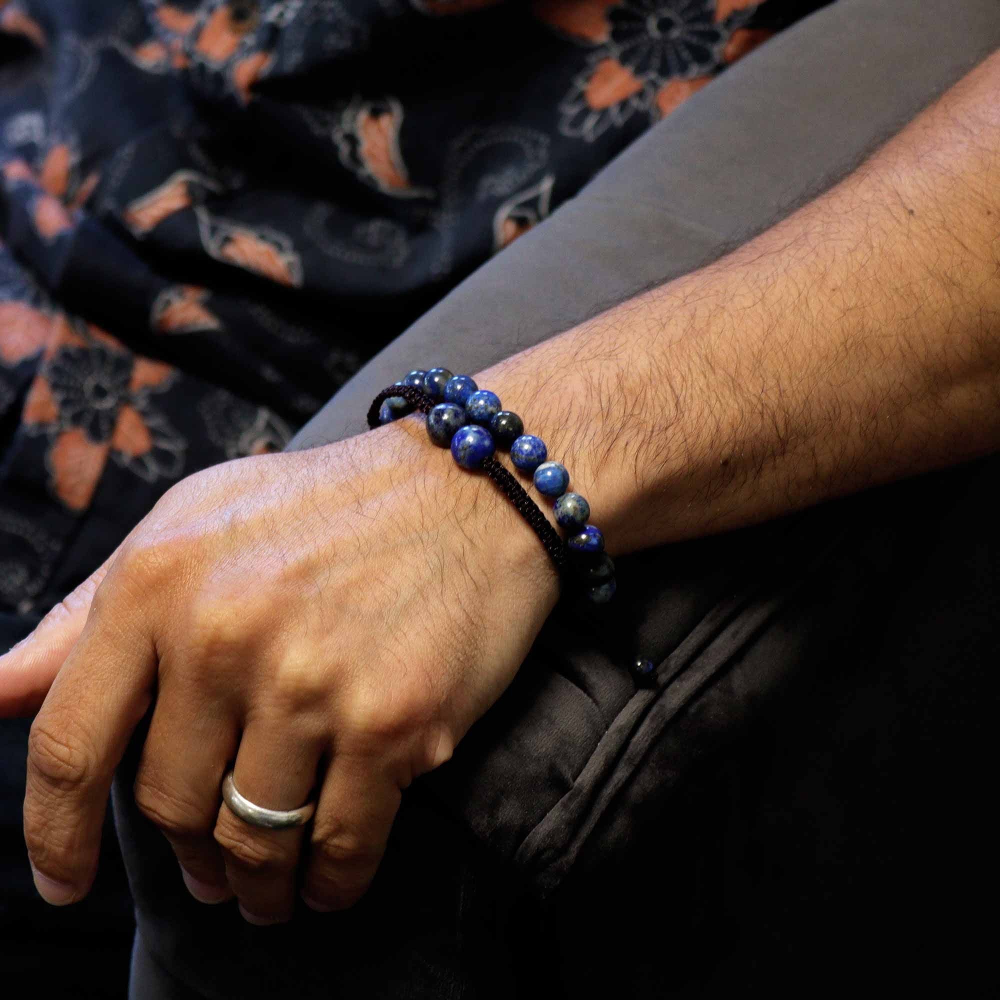 Double Power Natural Stone Bracelets - Sodalite