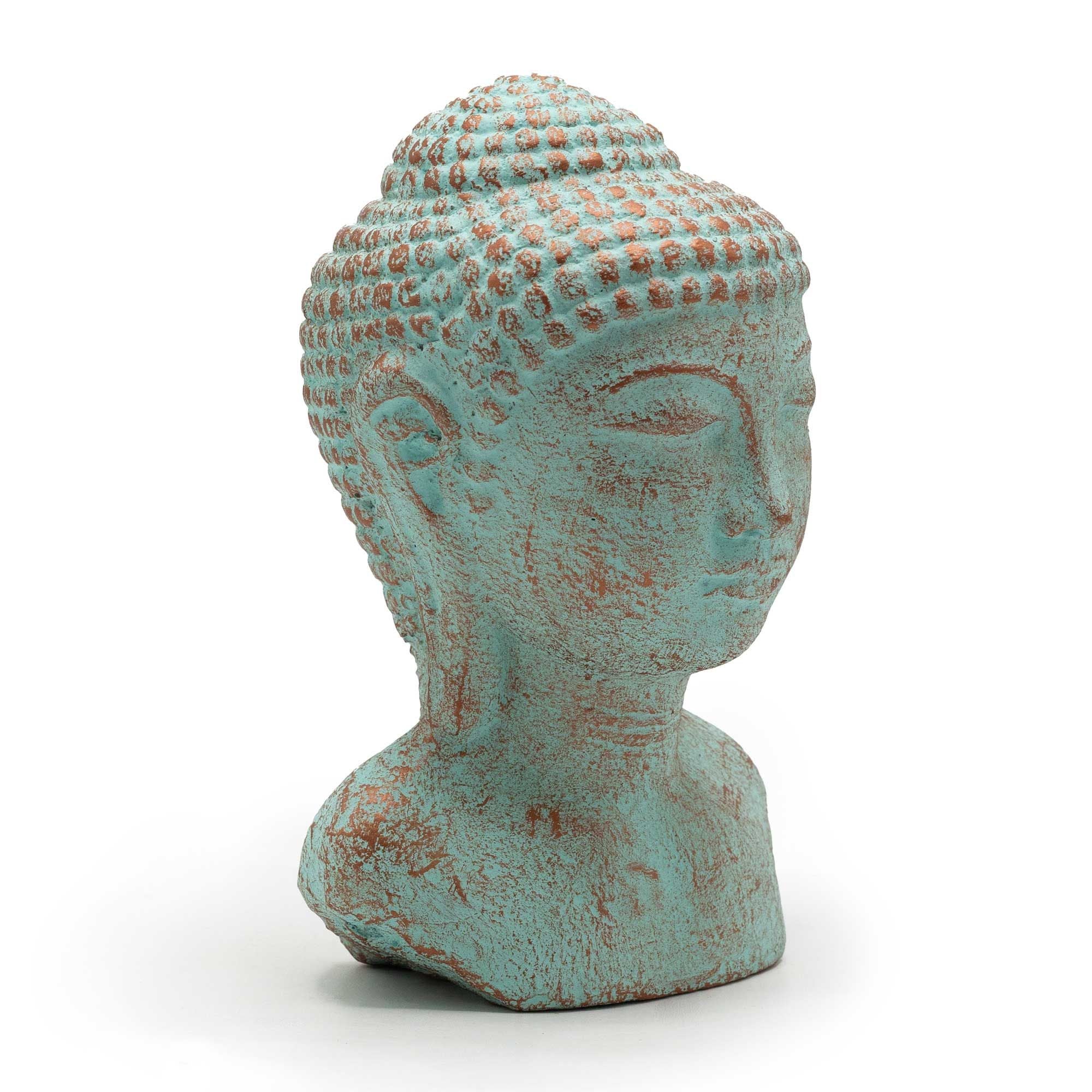 Cabeça de Buda Tranquilidade – Cobre Verde