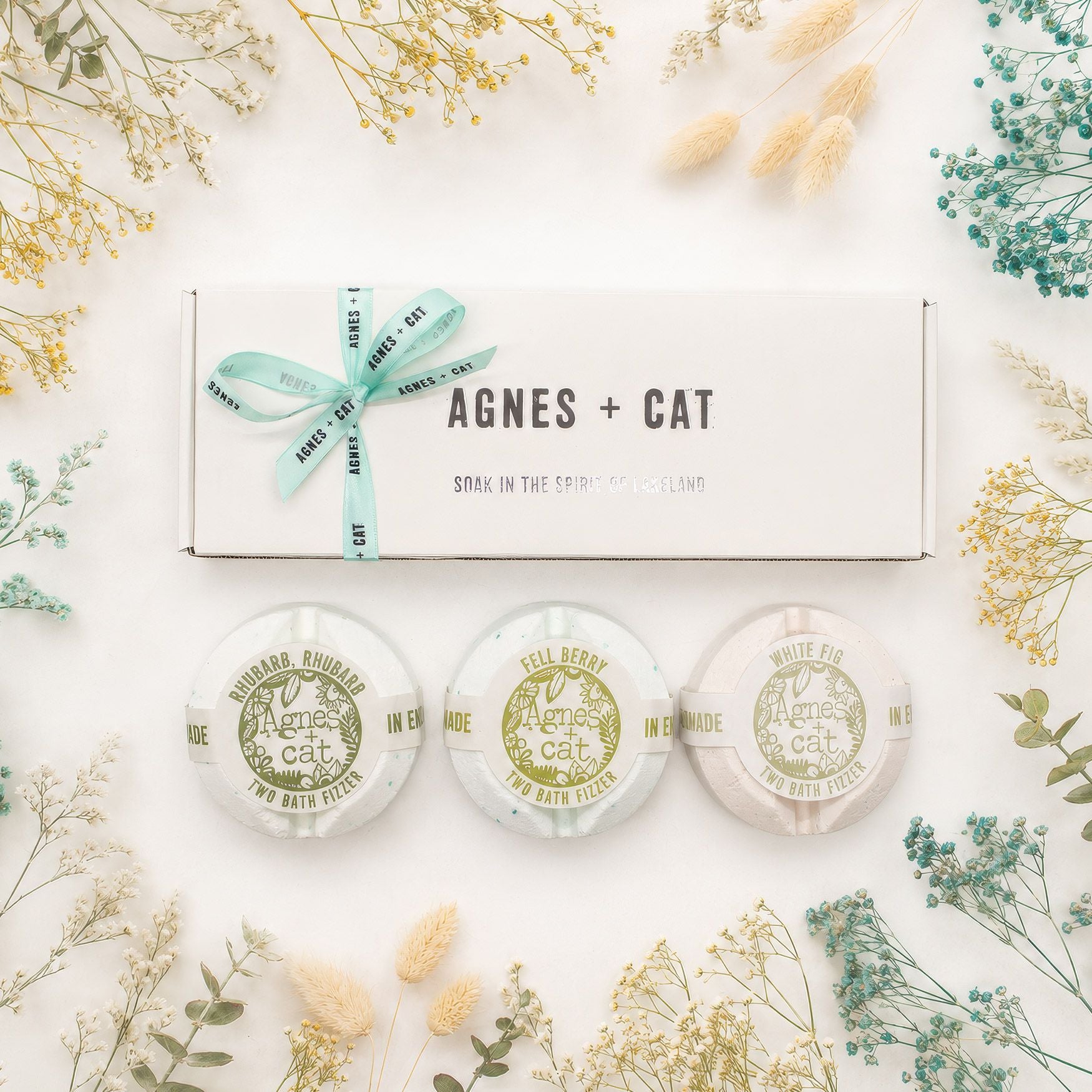 Conjunto Efervescentes de Banho Bagas e Figos Agnes + Cat
