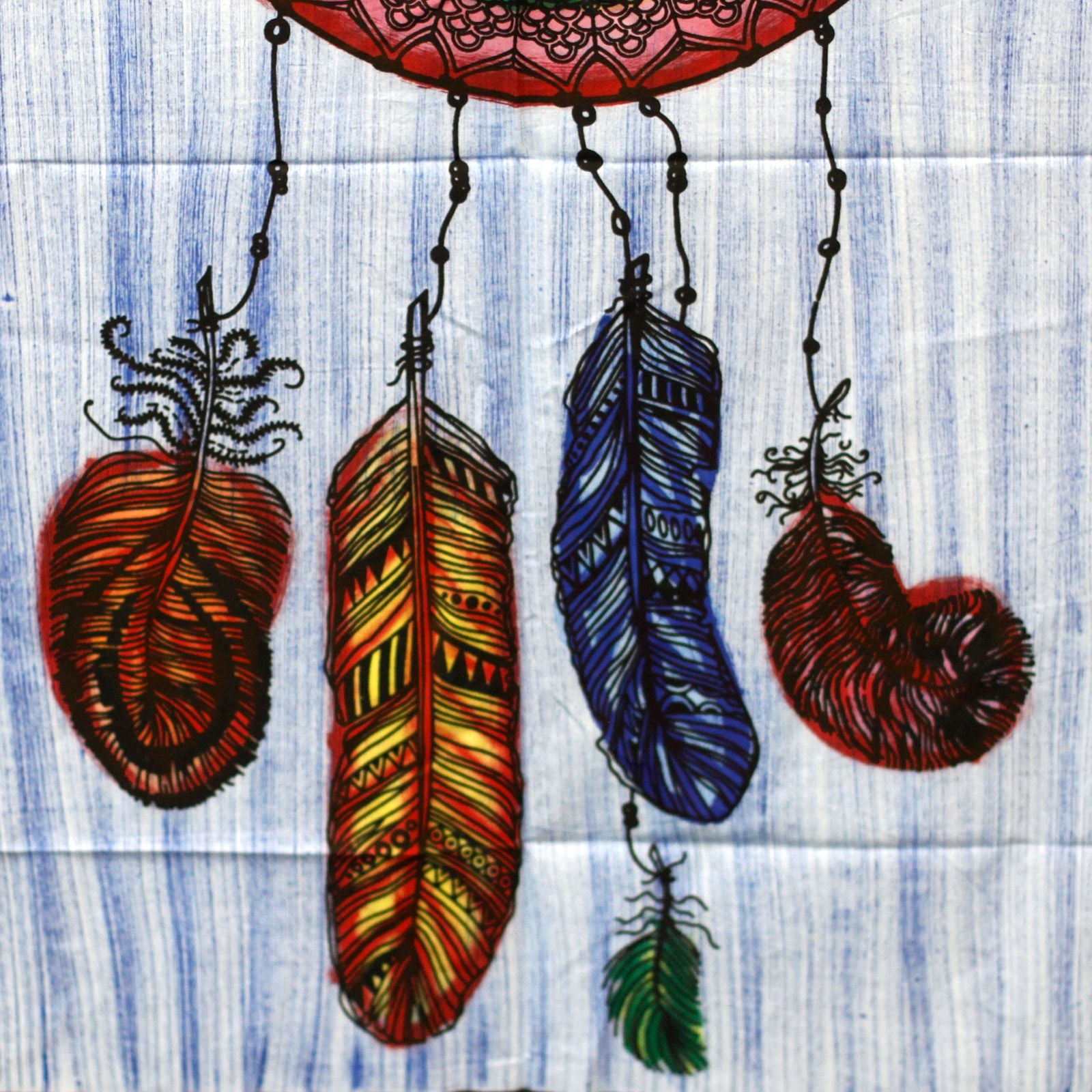 Arte de Parede em Algodão Apanhador de Sonhos