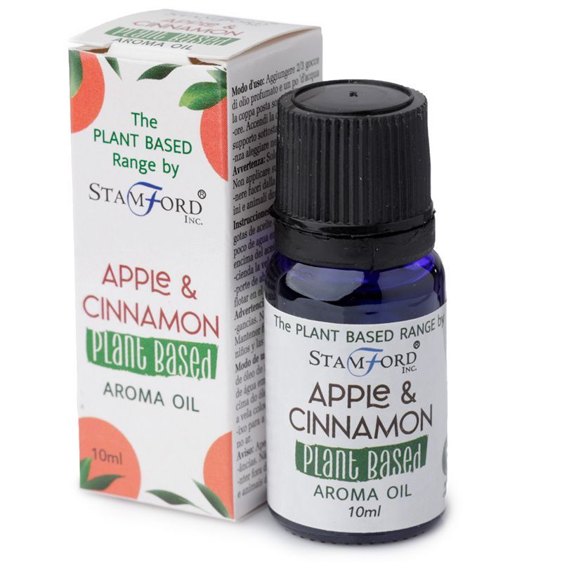 Óleos Aromáticos à Base de Plantas - Canela e Maçã