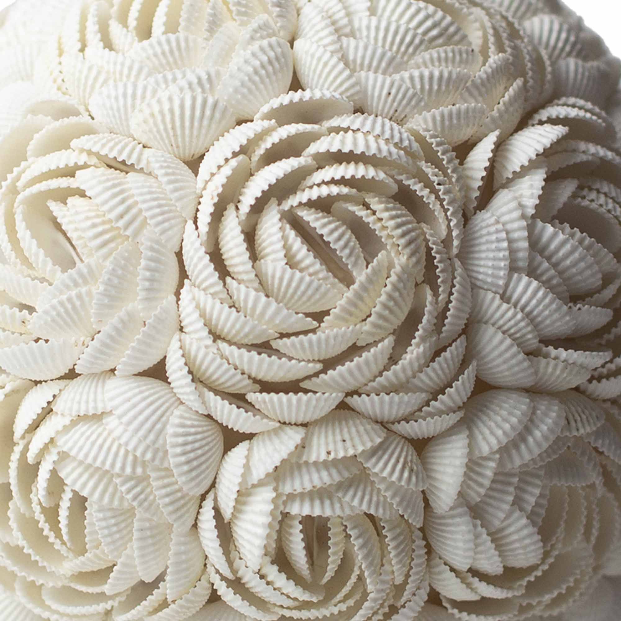 Lâmpada Boho de Conchas – Oval Rosa