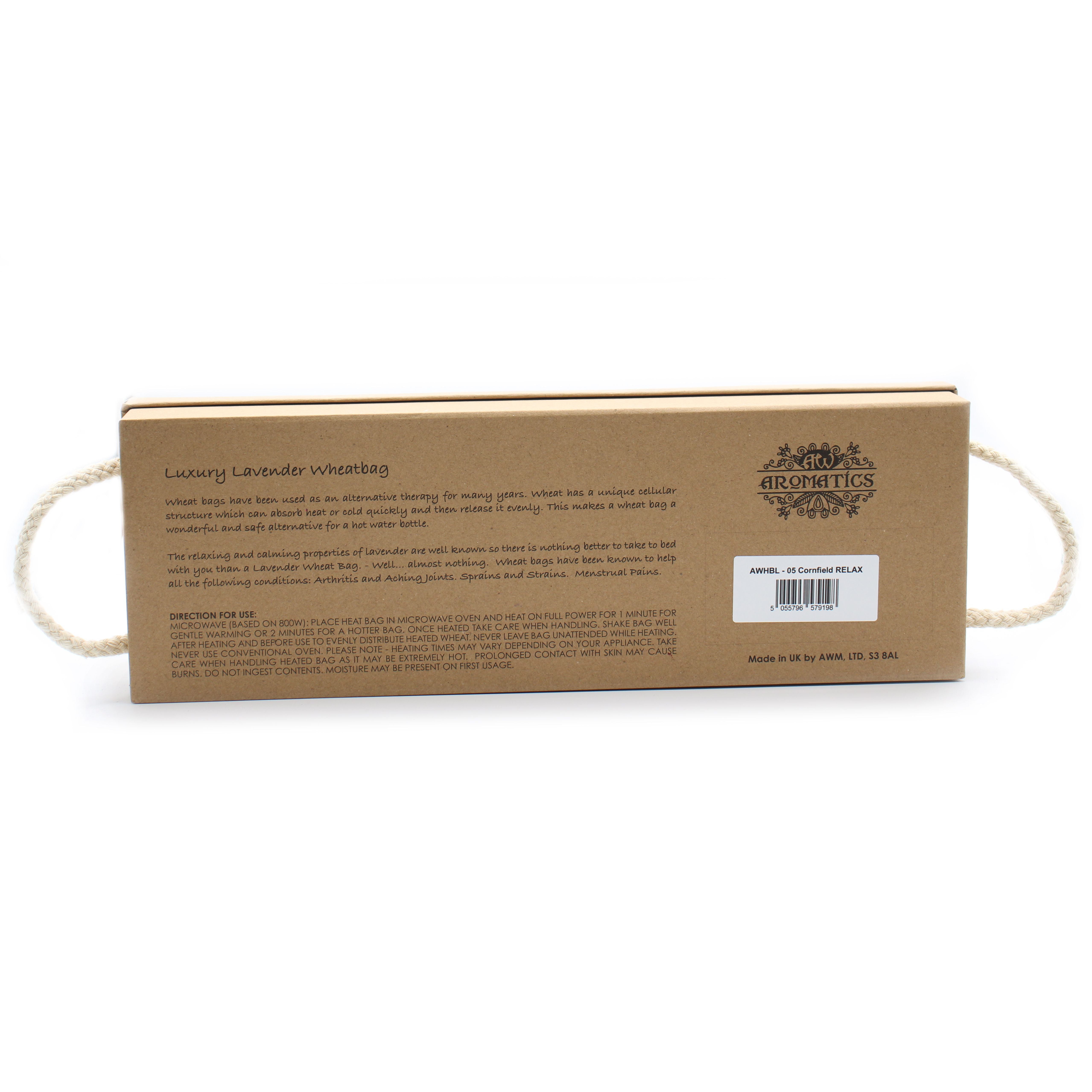 Bolsa de Trigo de Lavanda Premium em Caixa de Presente – Relax Milho