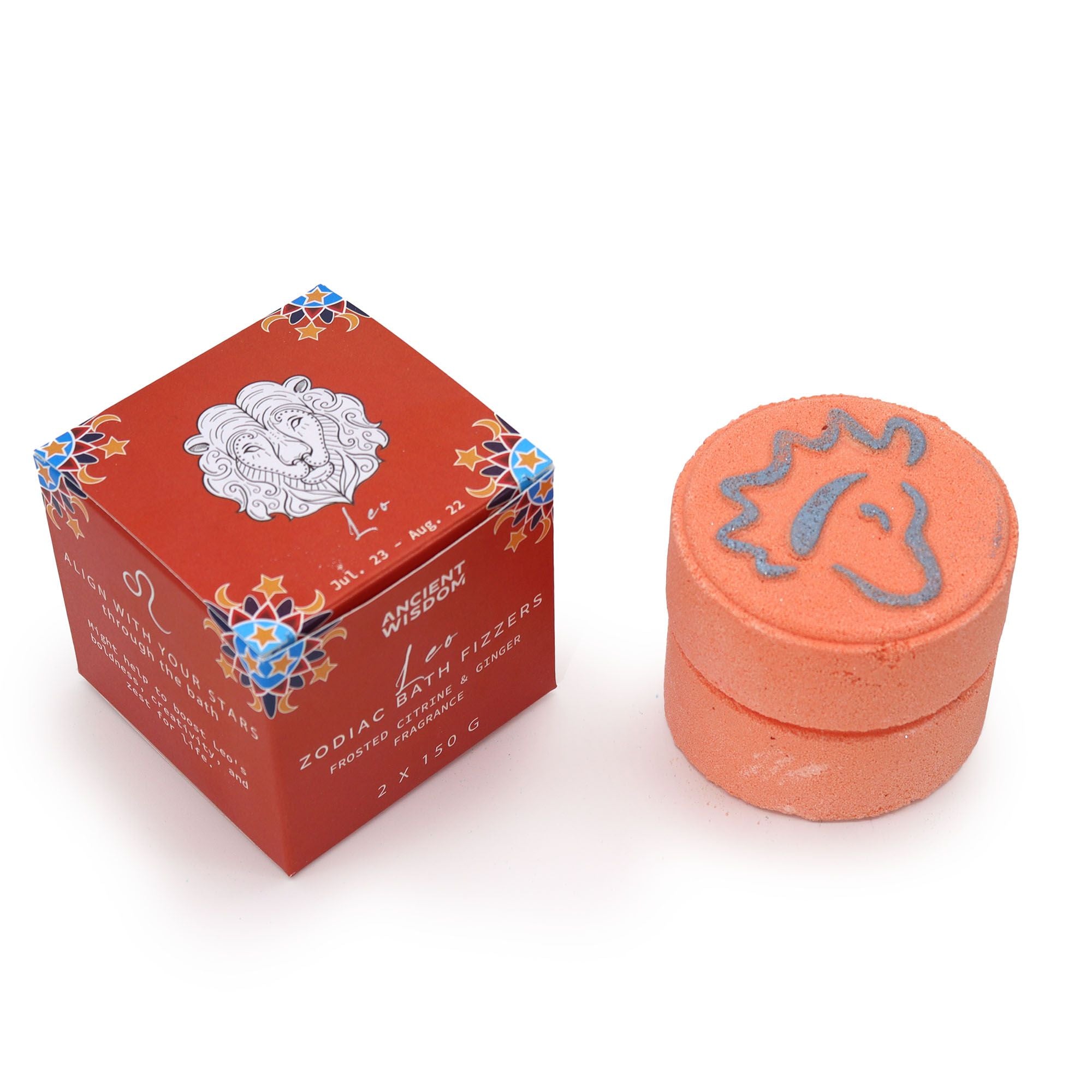 Kit de Bombas de Banho do Horóscopo - Leão