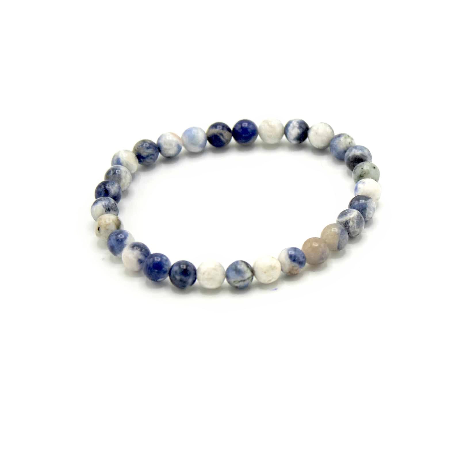 Natural Stone Manifestation Bracelet – Sodalite – Truth