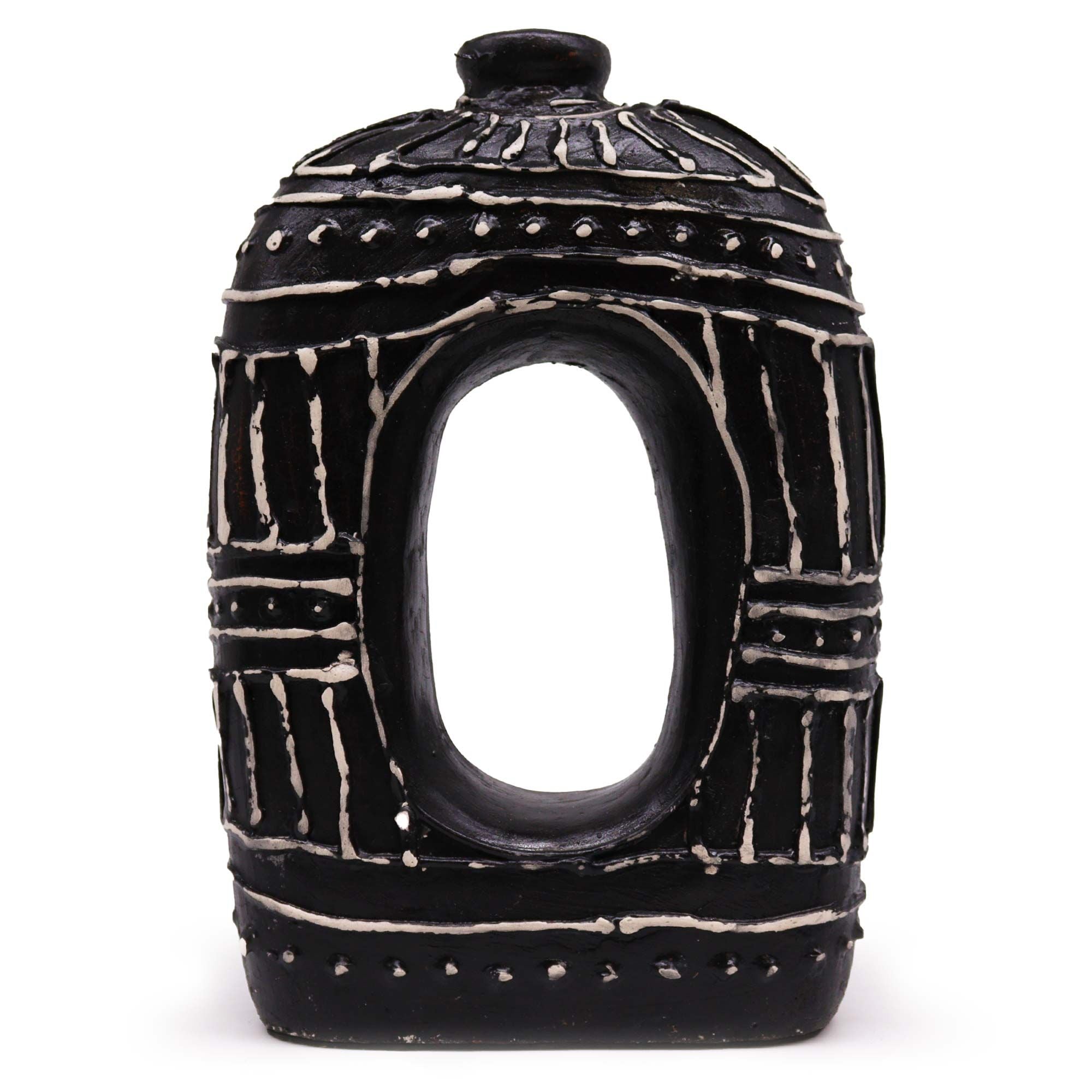 Jarra Oval em Forma de Donut Chocolate