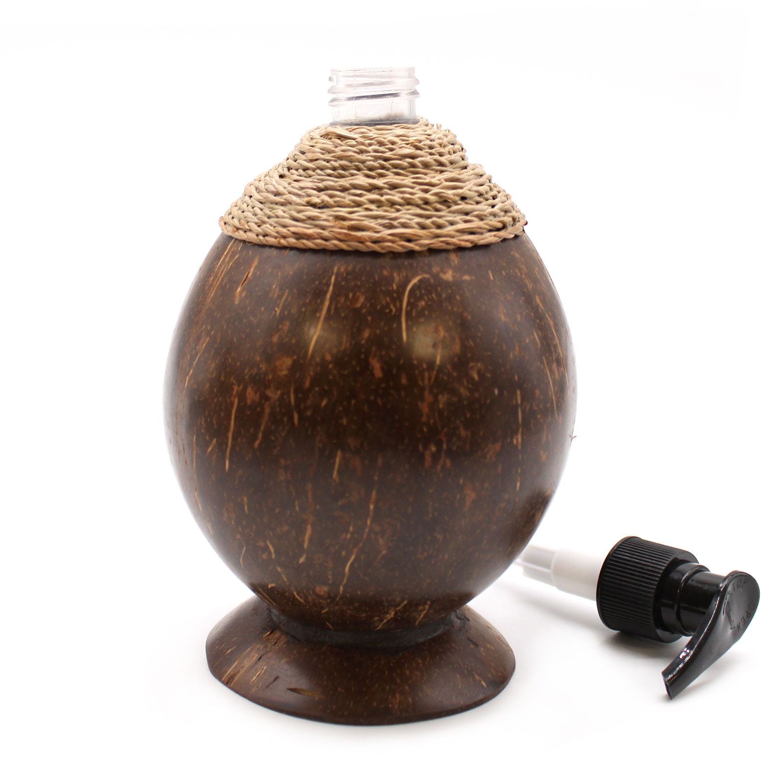 Dispensador de Sabonete em Coco Natural