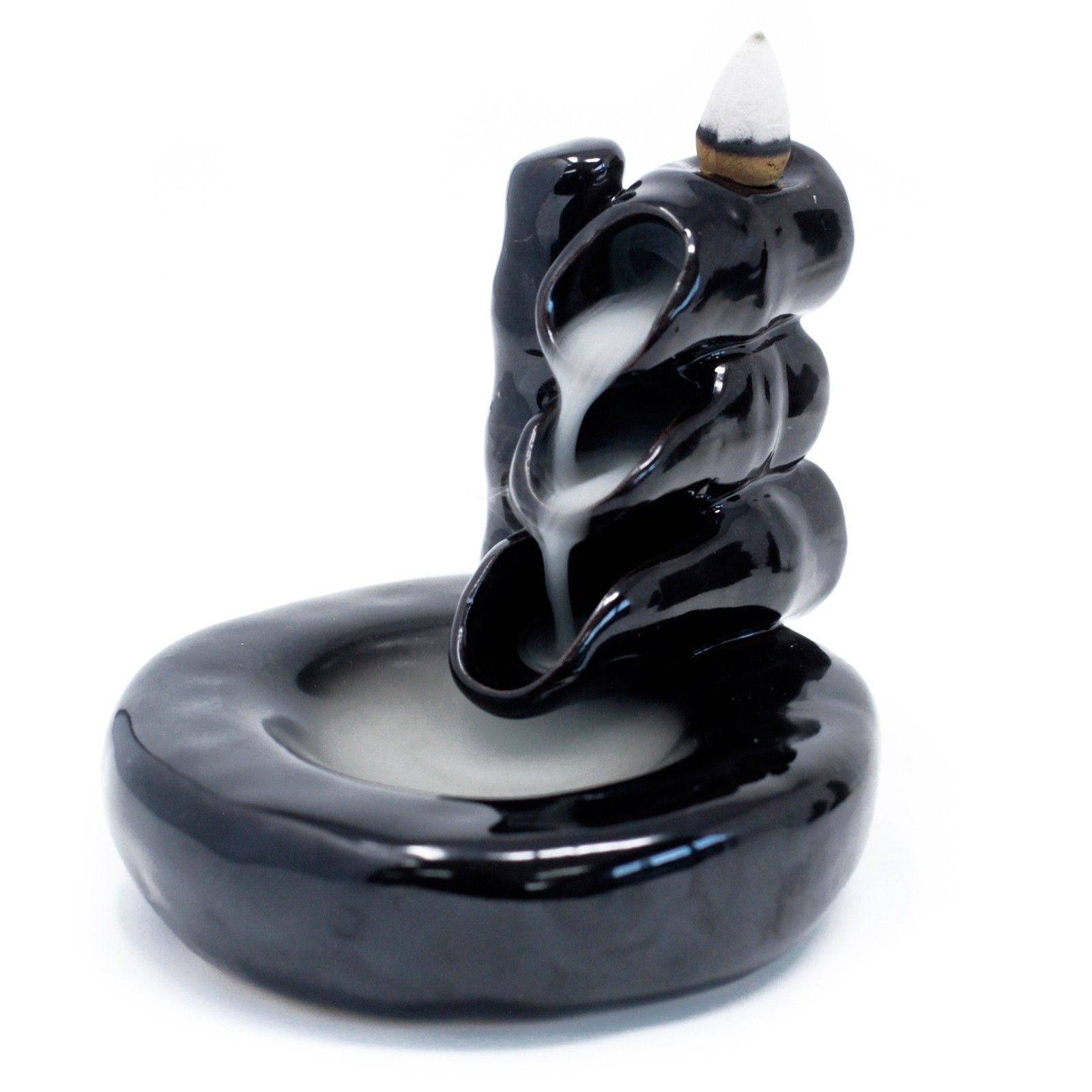 Bamboo and Pool Backflow Incense Burner