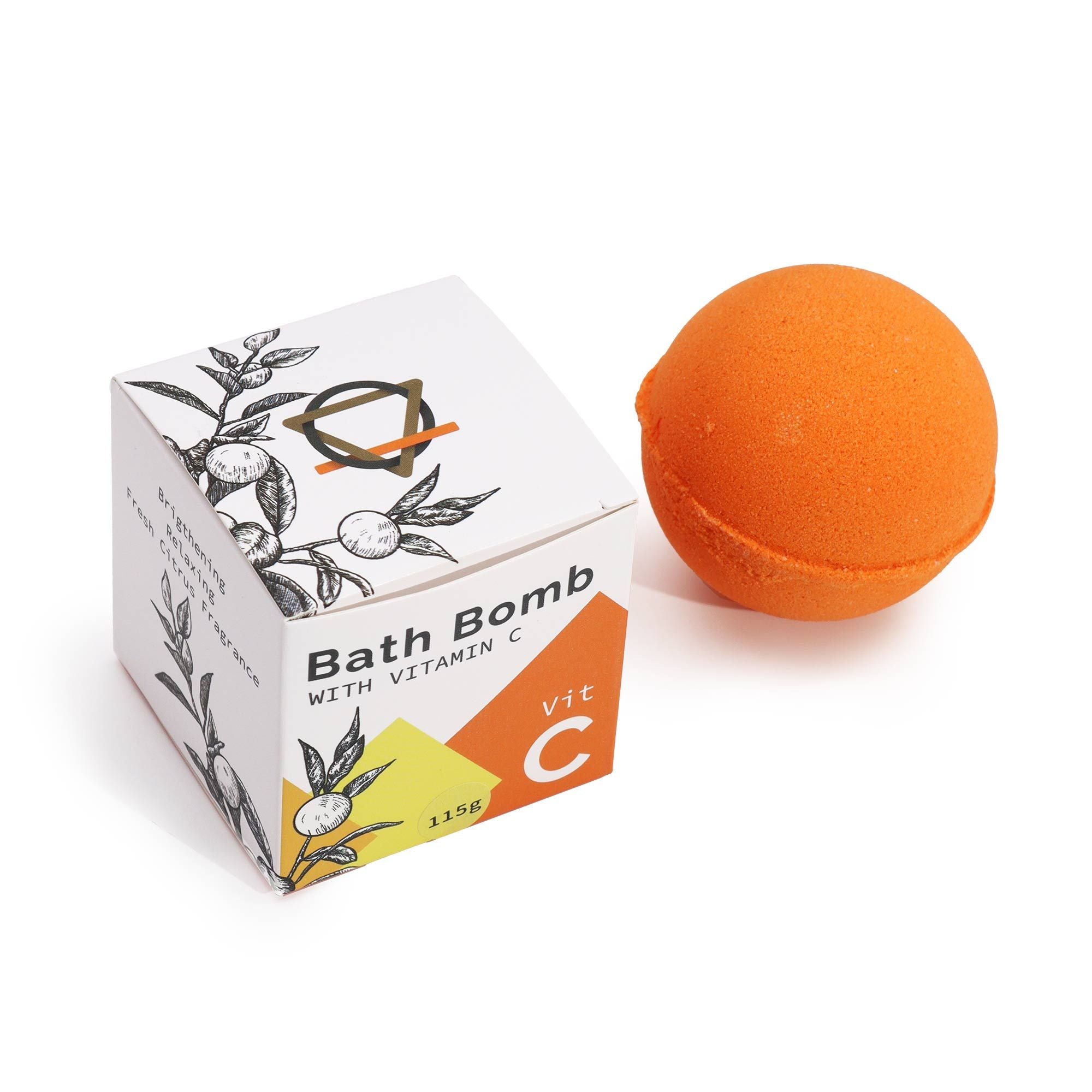 Bomba de Banho com Vitamina C e Óleos Essenciais