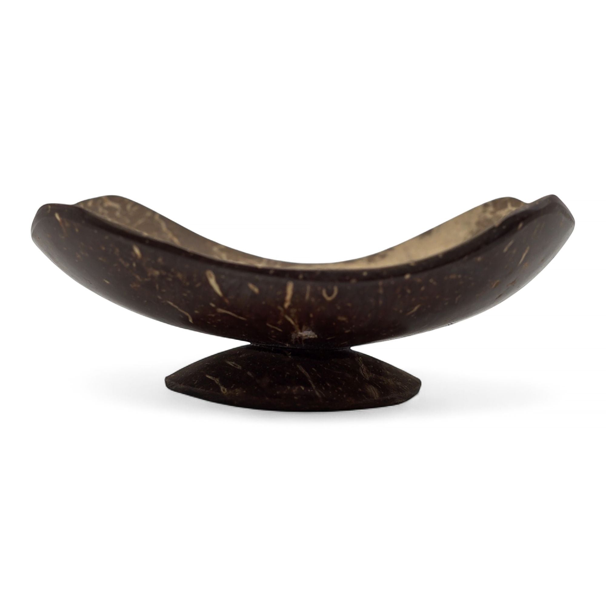 Saboneteira Quadrada em Coco Natural 11 cm