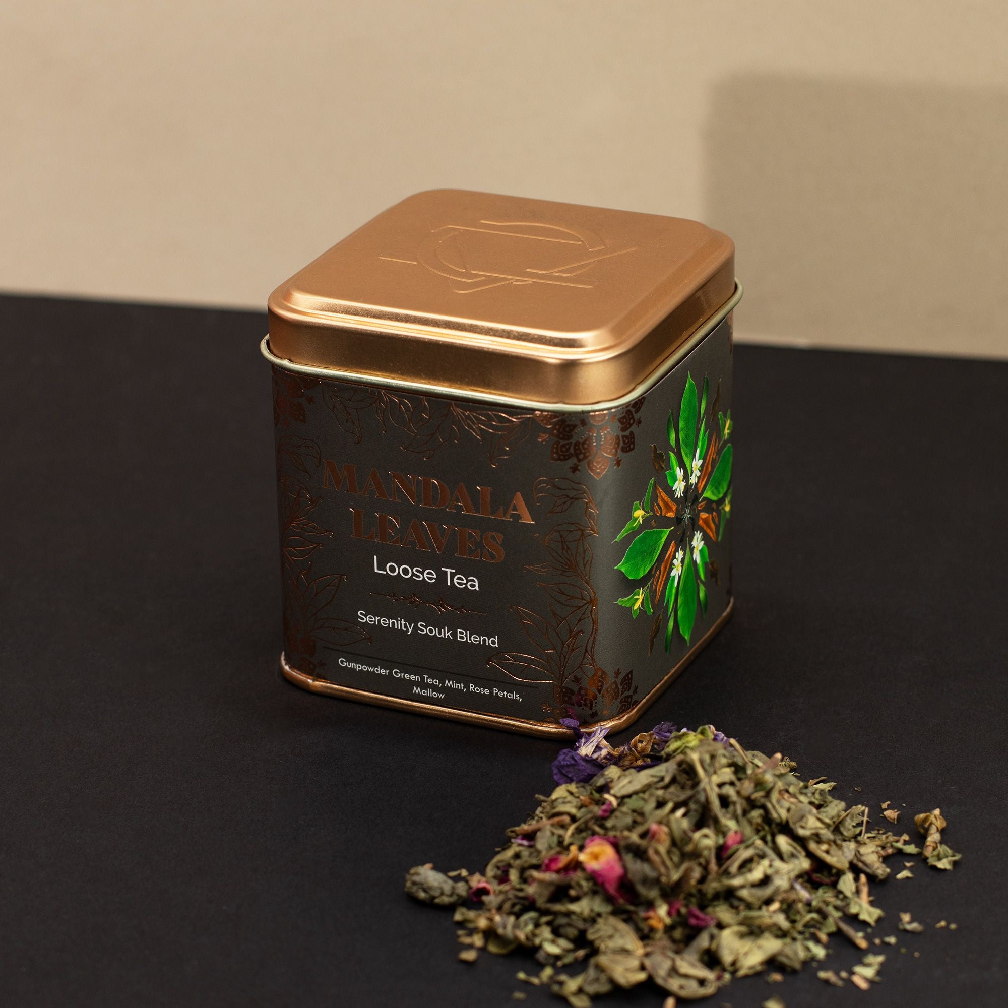 Mistura de Chá Artesanal Serenity Souk – Lata 50g