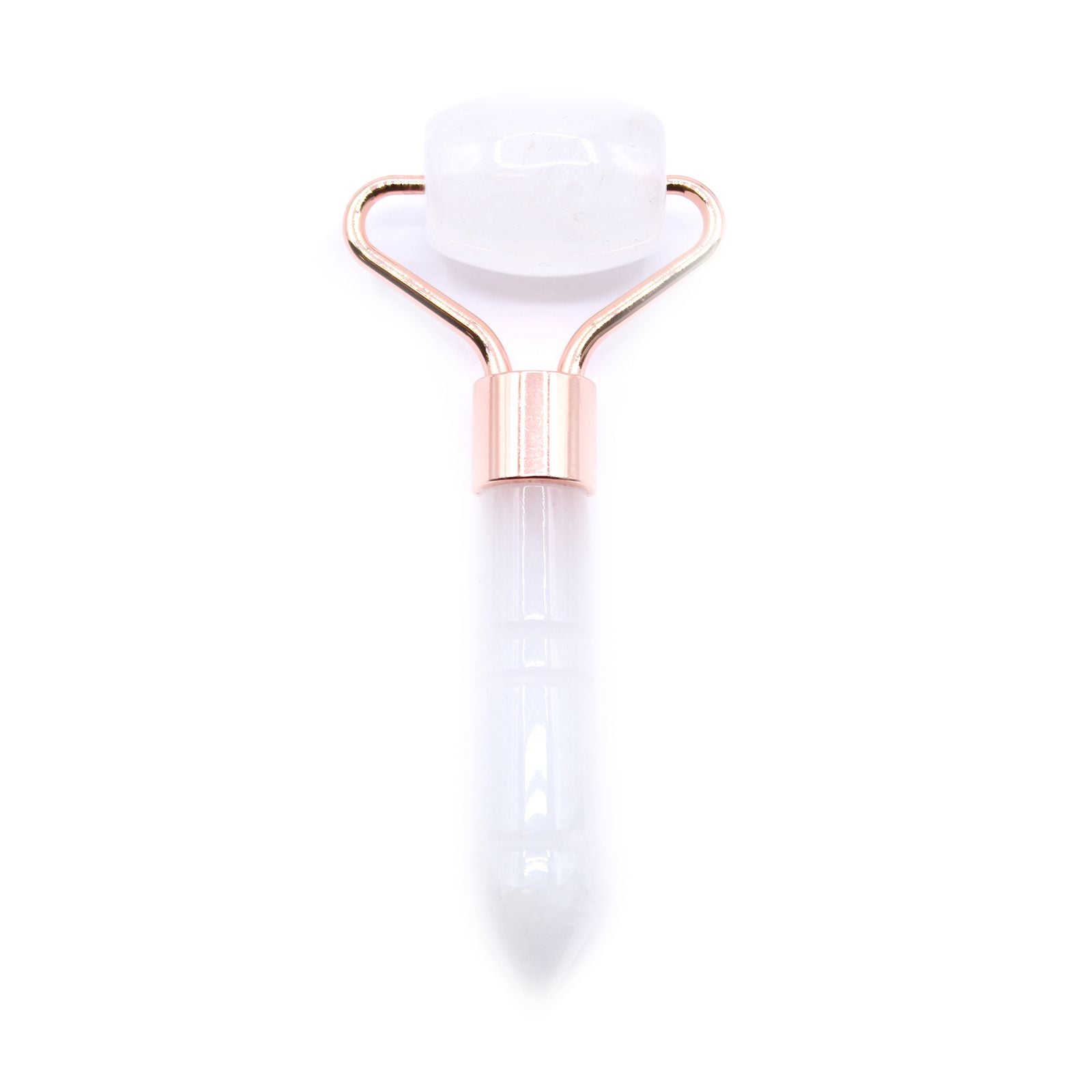 Mini Rolo Facial em Pedra Natural, Quartzo Rocha