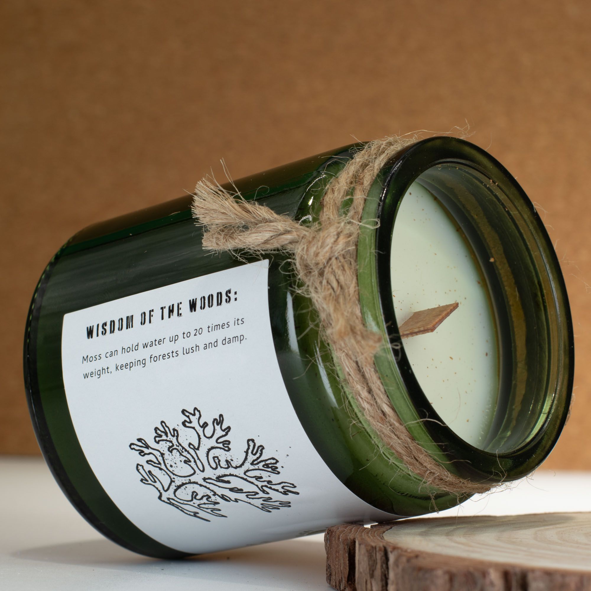 Vela de Soja Greenman Woodwick Musgo e Neblina