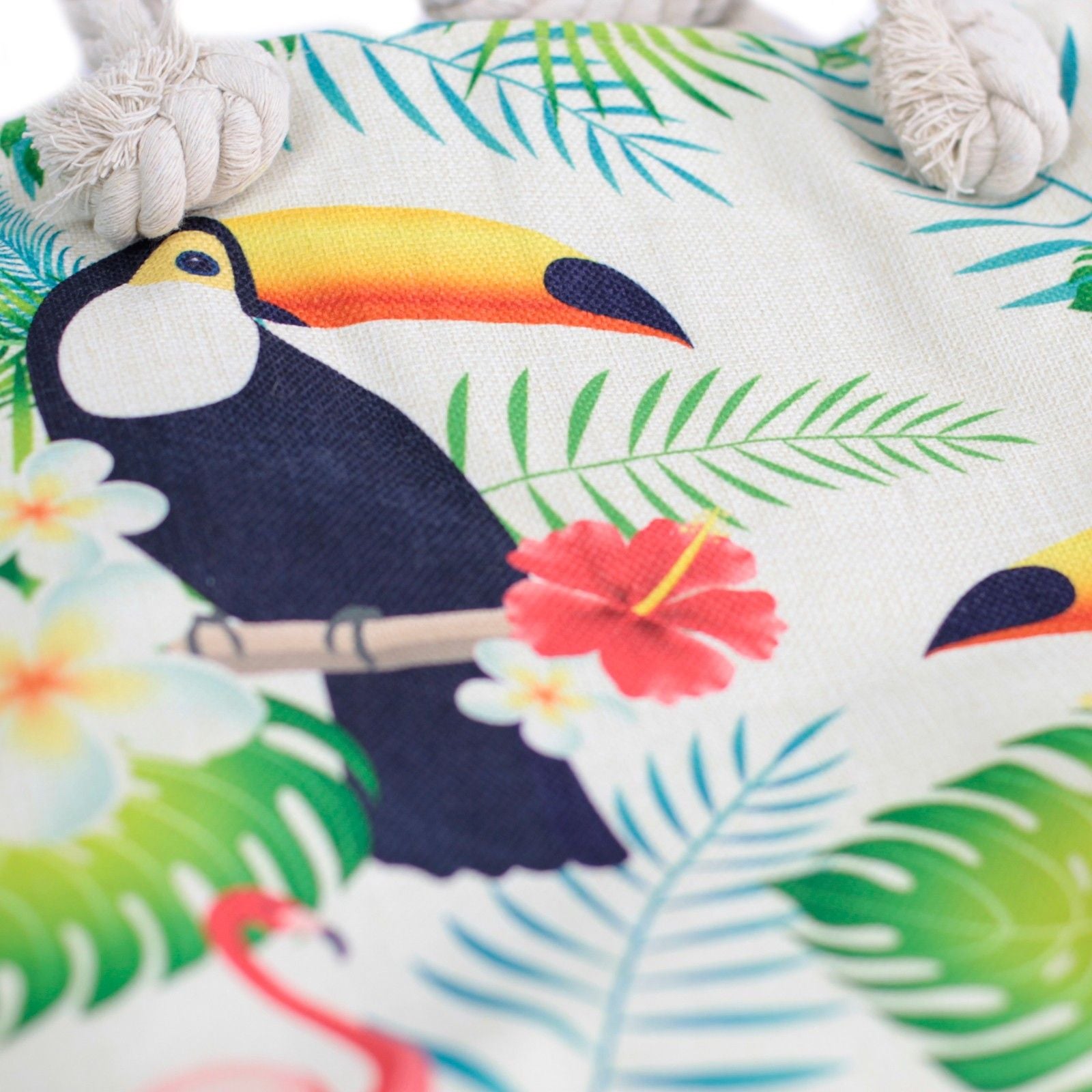 Bolsa shopper com alça de corda - Tucano tropical
