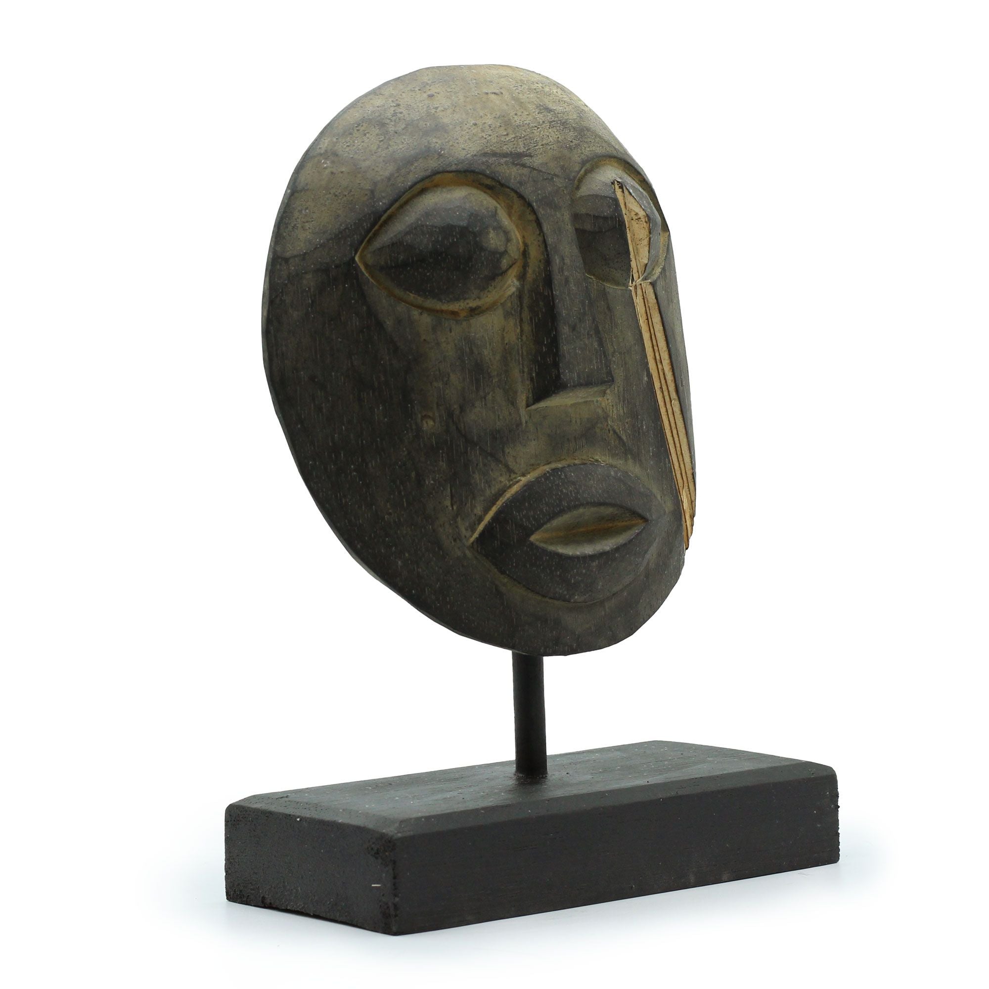 Máscara Decorativa Tribal de Timor – Antiga