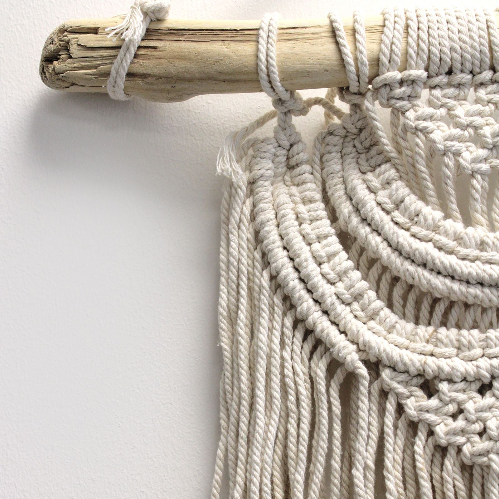Macramé Three Waves Tapestry