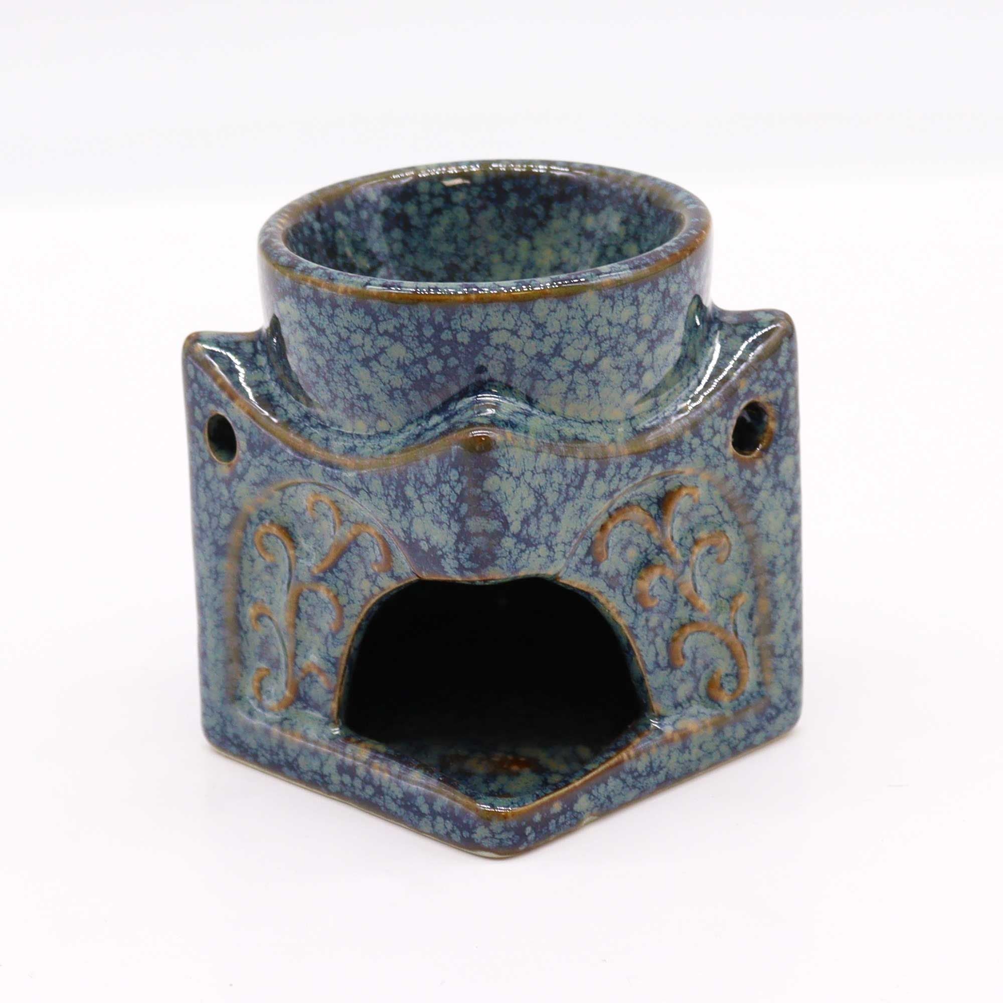 Queimador de Óleo Buda Quadrado – Azul Pó