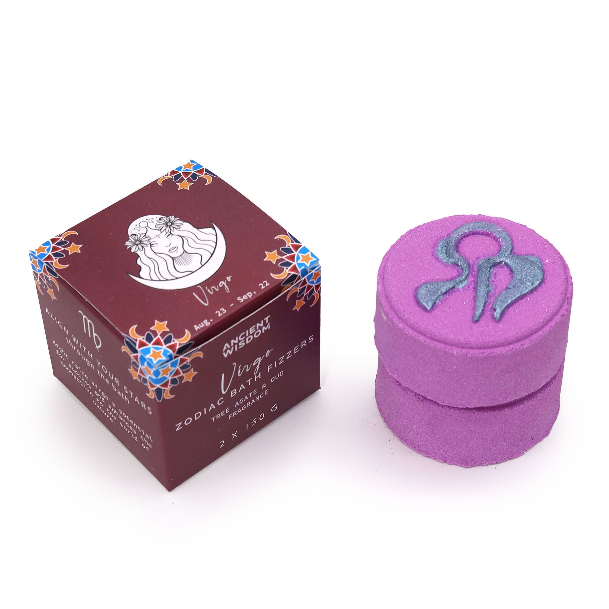 Kit de Bombas de Banho do Horóscopo - Virgem