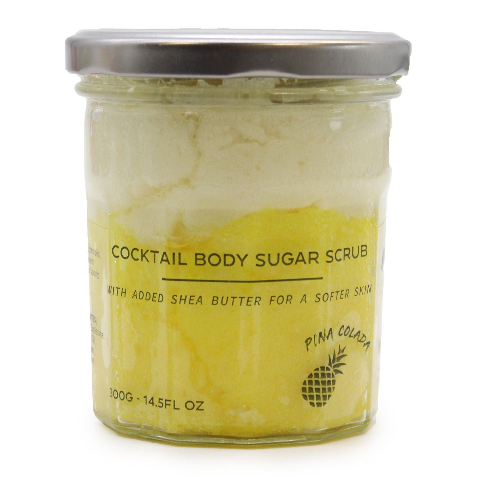Esfoliante Corporal de Açúcar Perfumado - Piña Colada - 300 g