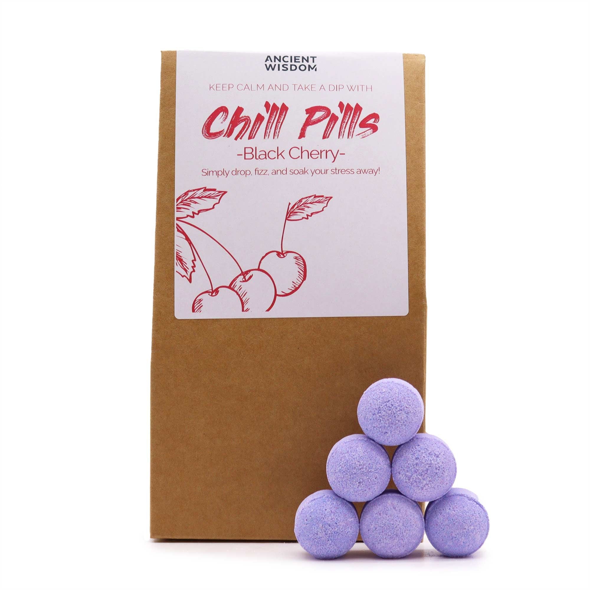 Conjunto Presente Chill Pills - Cereja Preta - 350 g