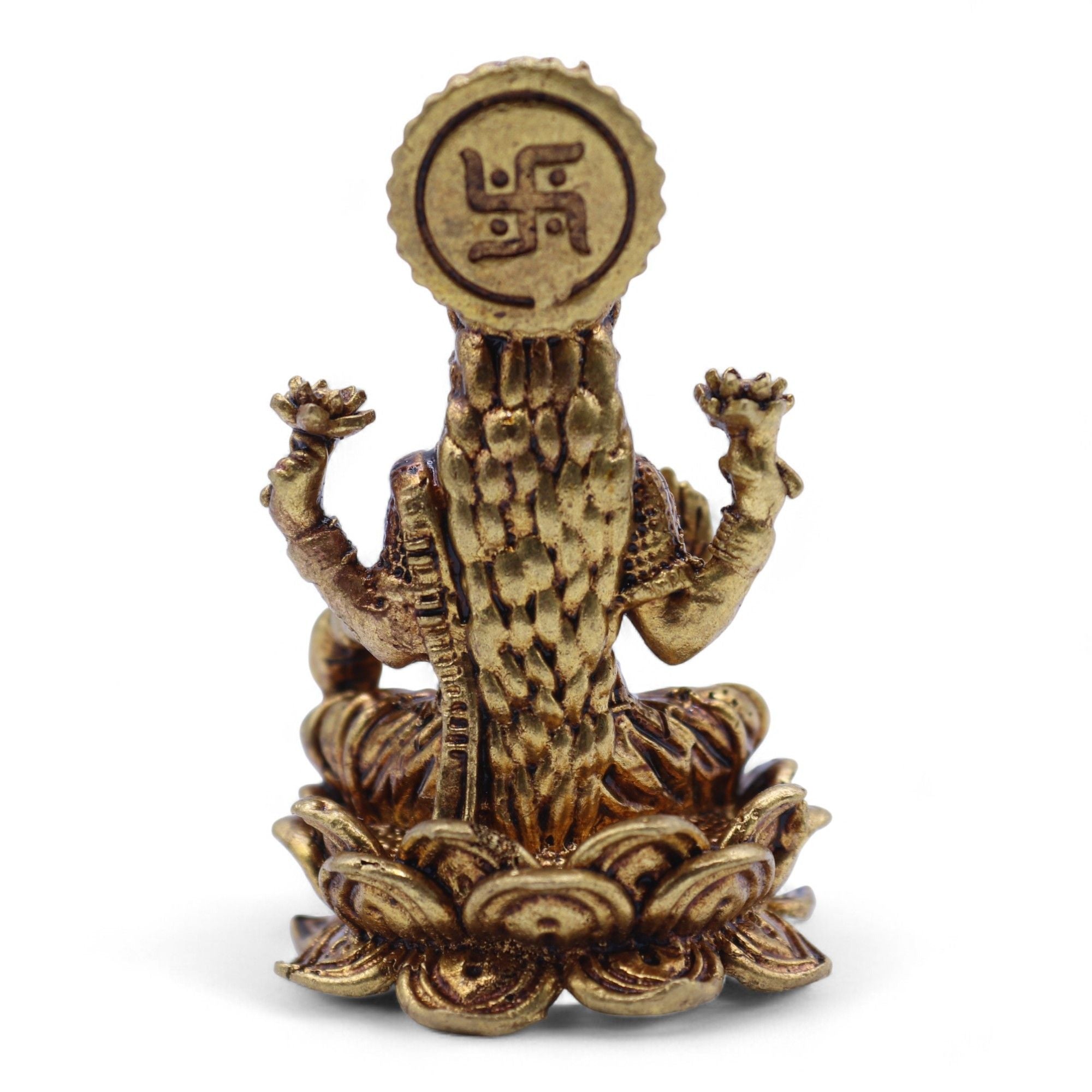 Deuses em Miniatura em Latão – Laxmi (52 g)