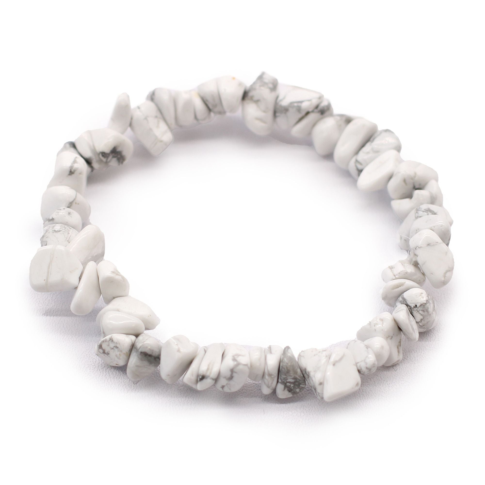Bomba de Banho com Pulseira de Pedra Natural - Jaspe Branco