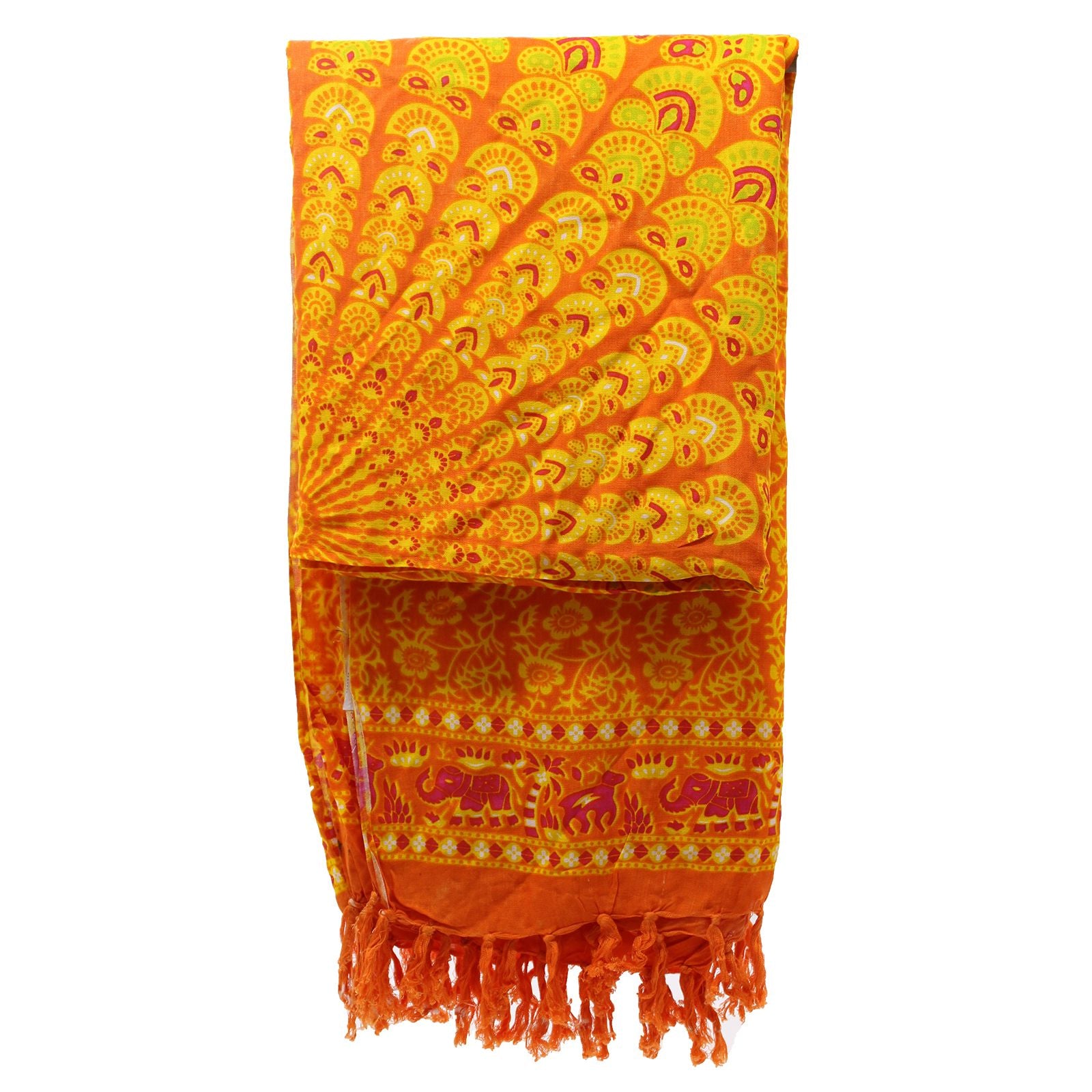 Pareo Mandala - Laranja e Lima