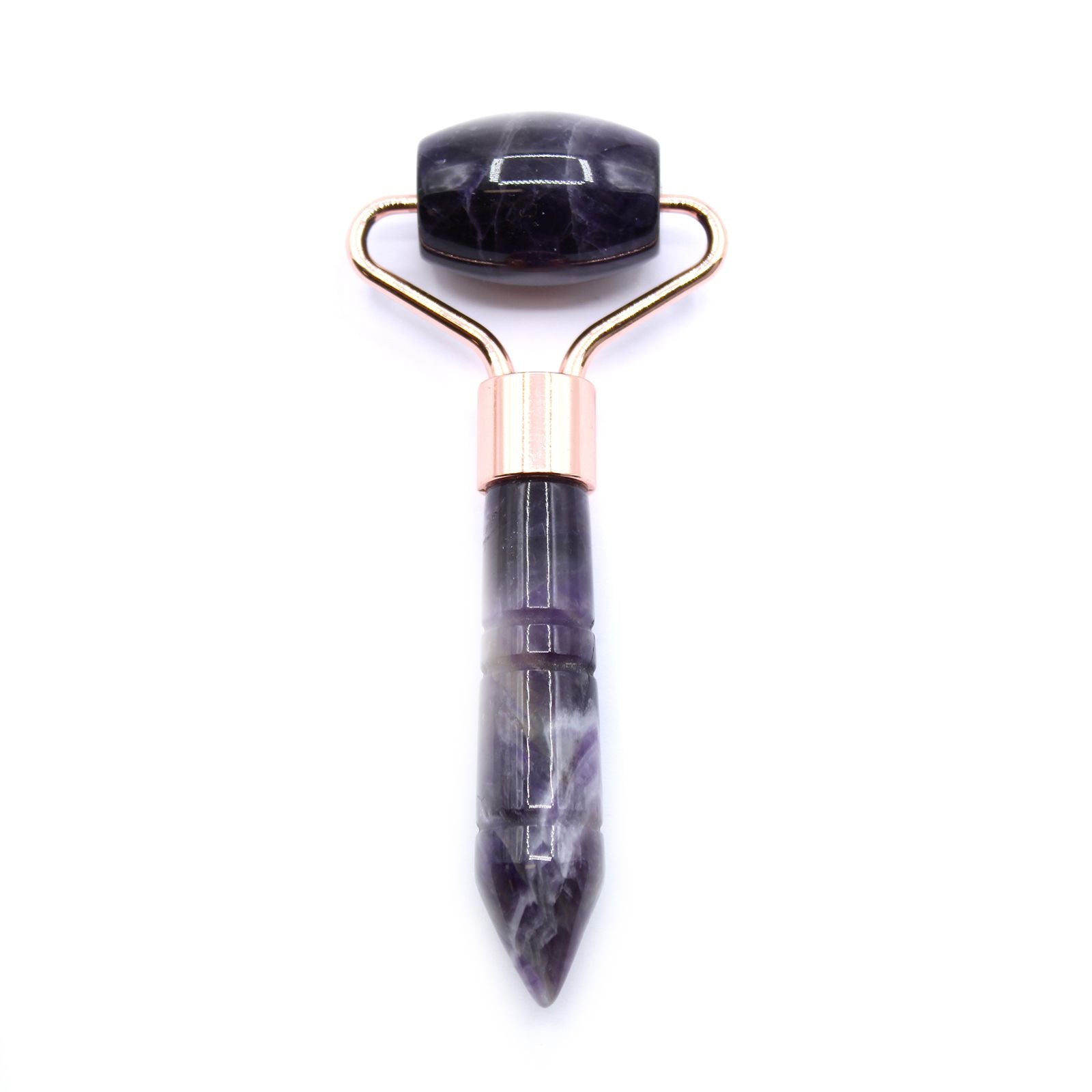 Mini Rolo Facial em Pedra Natural, Ametista
