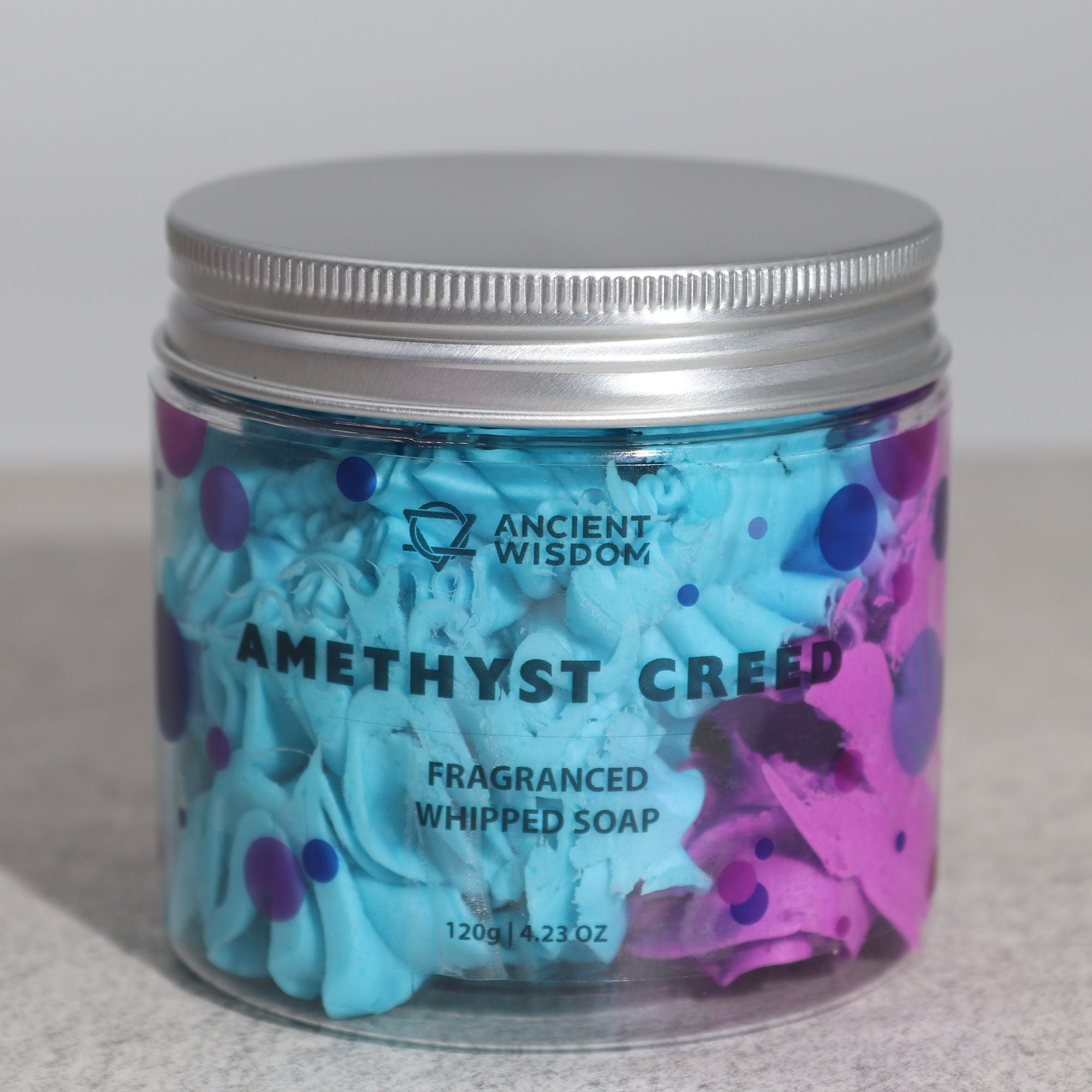 Jabón cremoso Amethyst Creed - 120 g