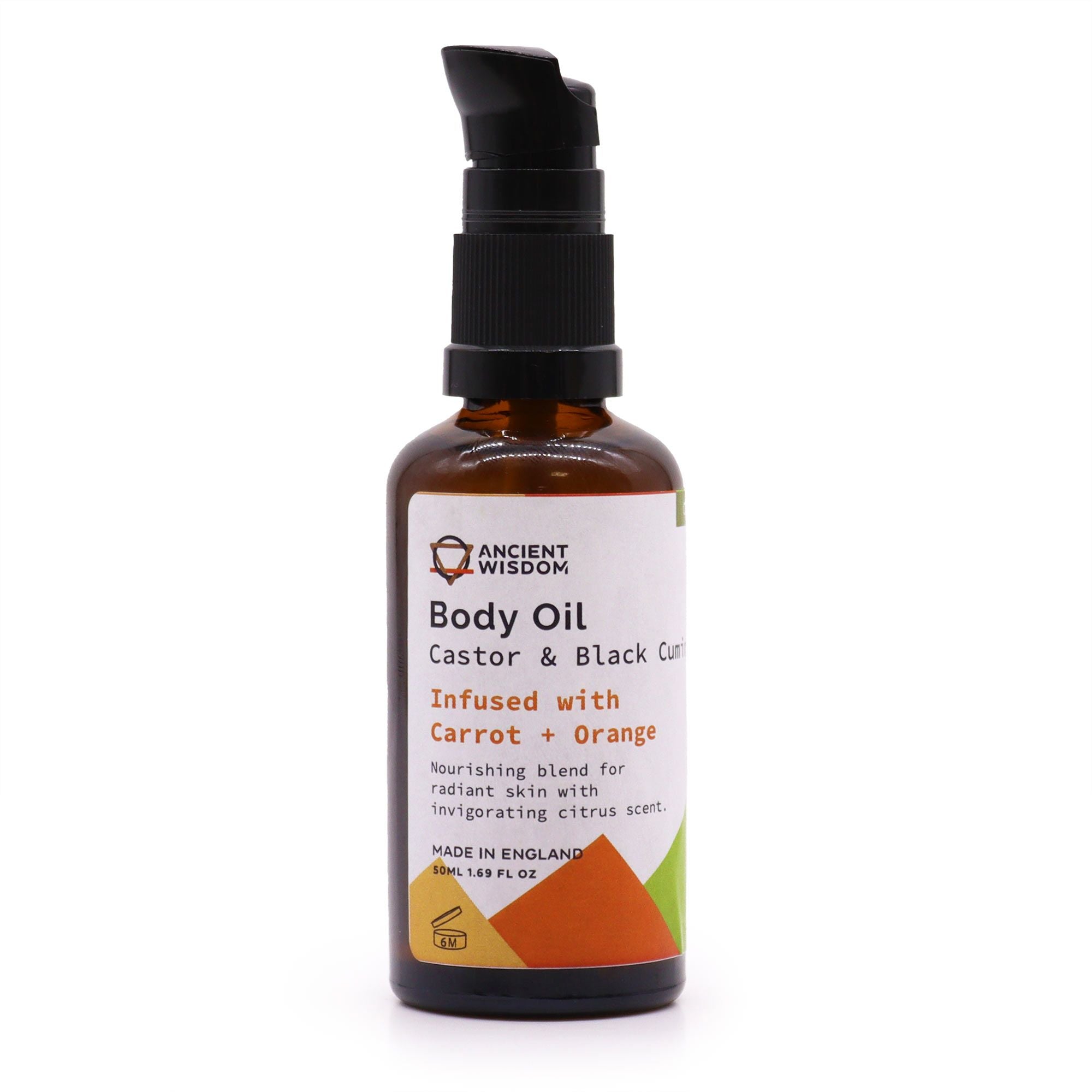 Óleo Corporal Orgânico - Cenoura e Laranja - 50 ml