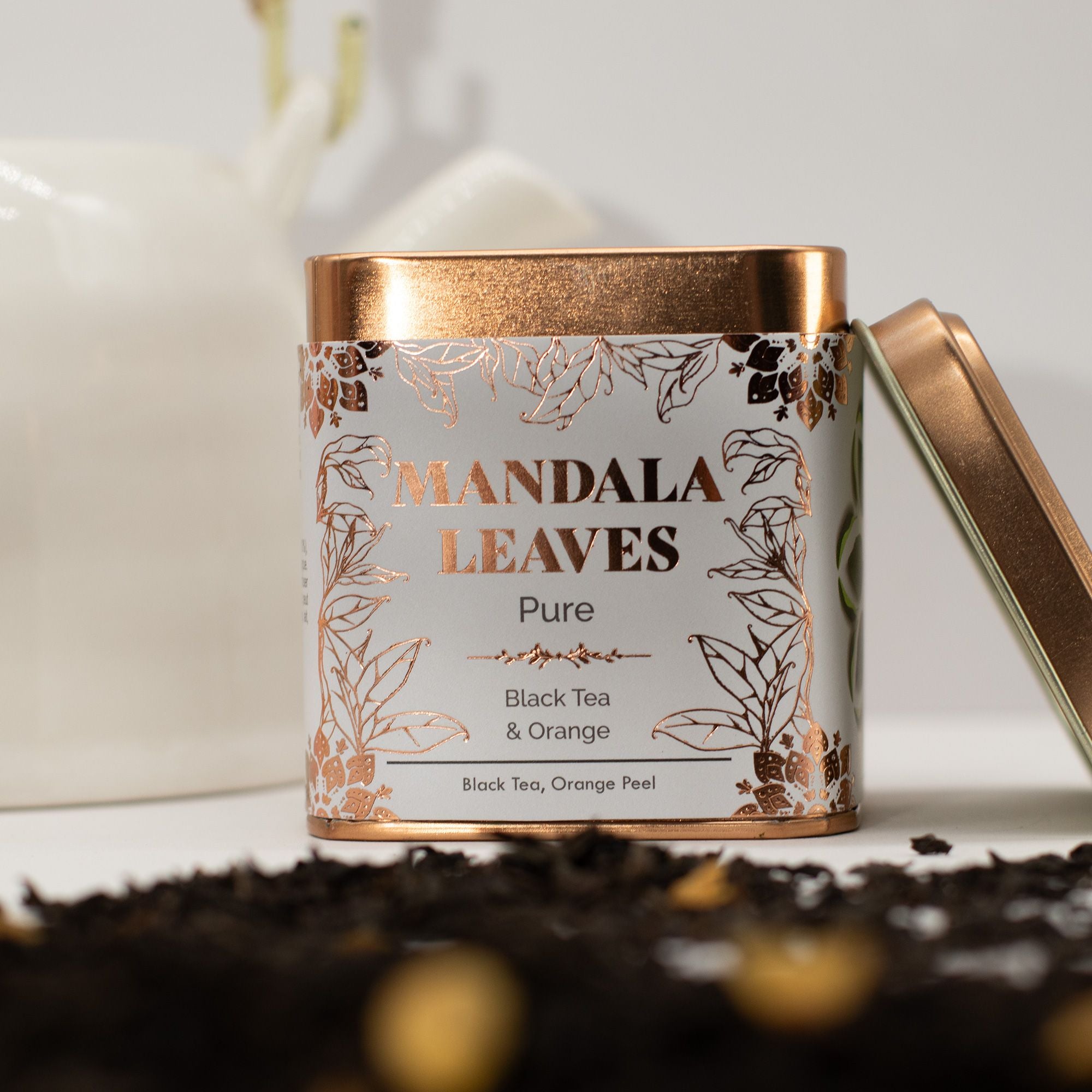 Chá Preto Biológico com Laranja – Lata 50g