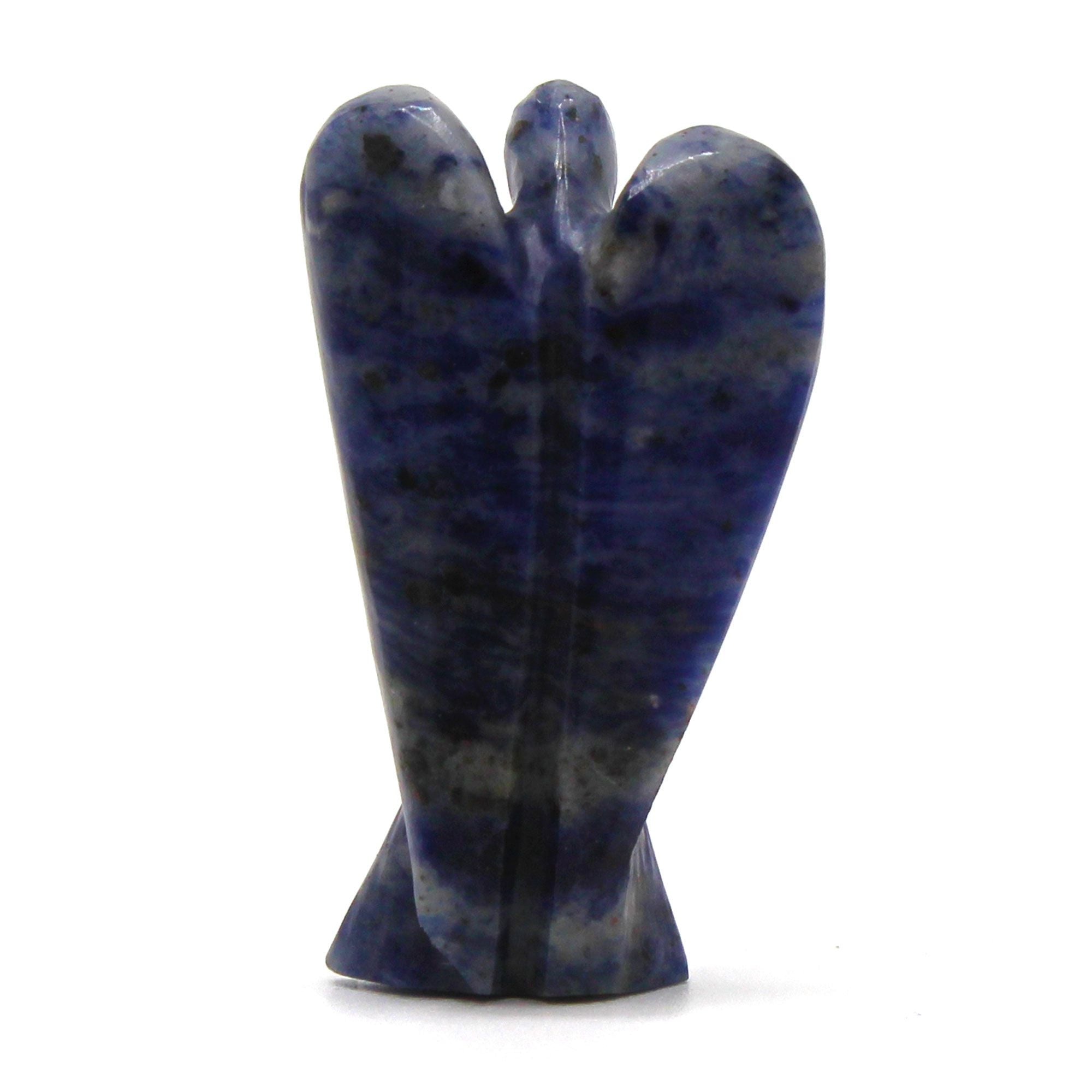 Hand Carved Natural Stone Angel Sodalite